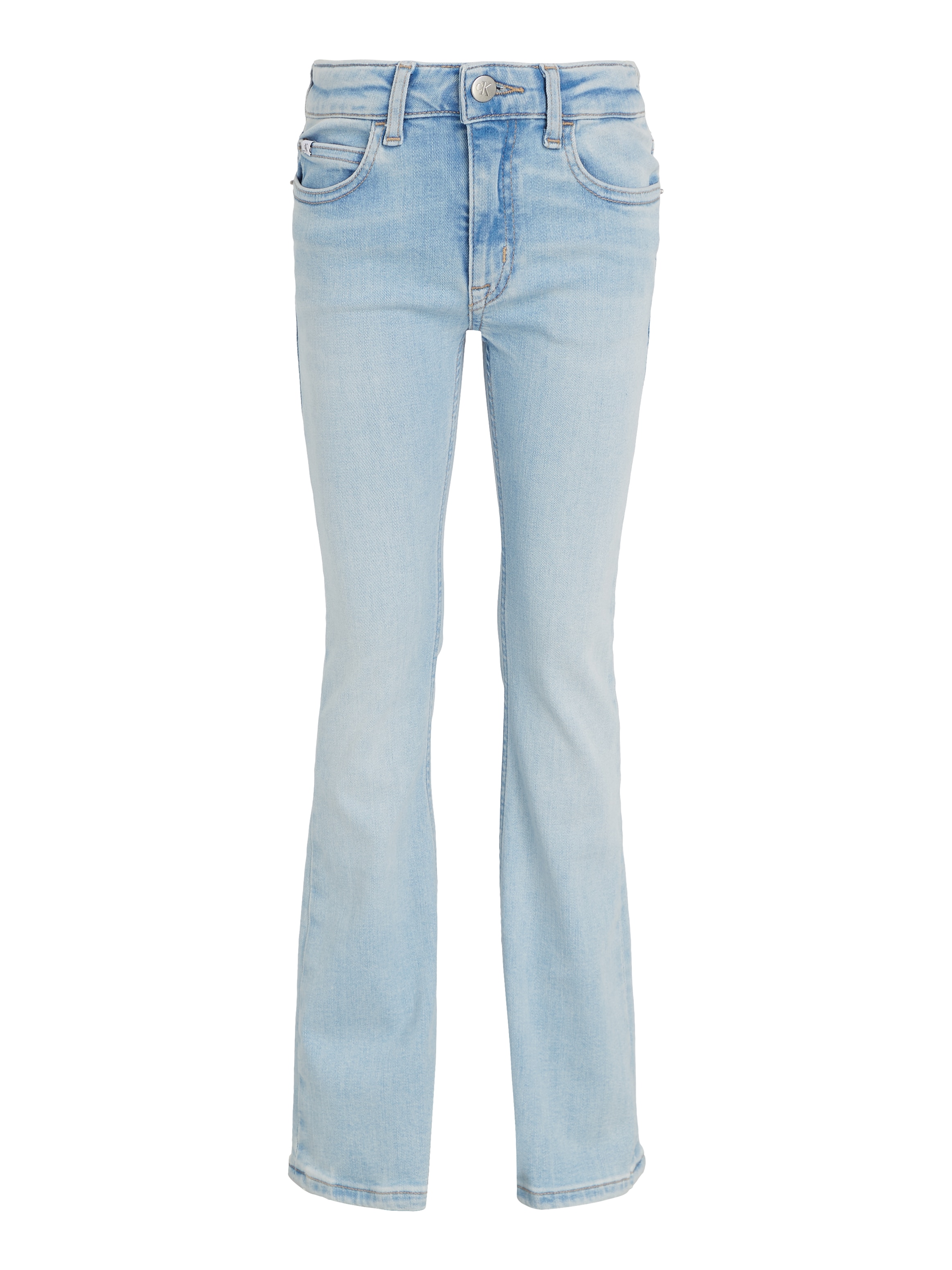 Calvin Klein Jeans Stretch-Jeans »MR FLARE LIGHT SKY BLUE STR«, Kinder bis 16 Jahre