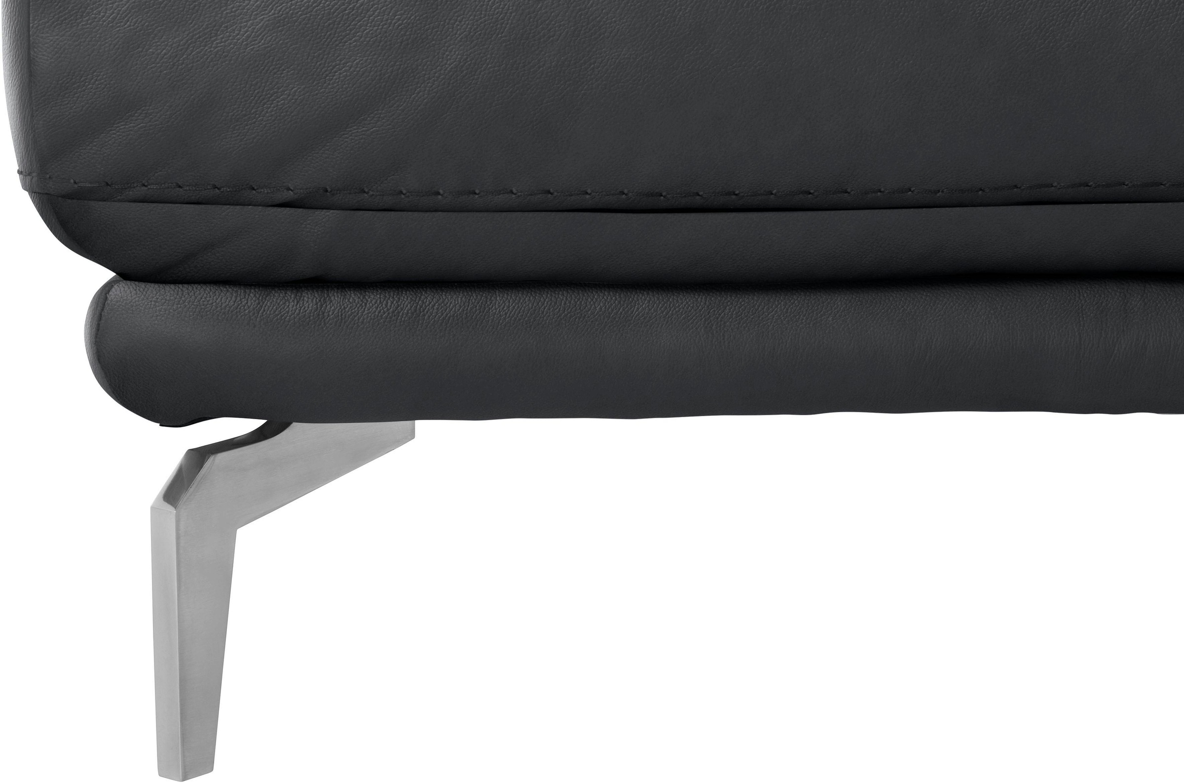 W.SCHILLIG Hocker »montanaa«, mit Metallfüßen in Chrom glänzend, Breite 141 cm
