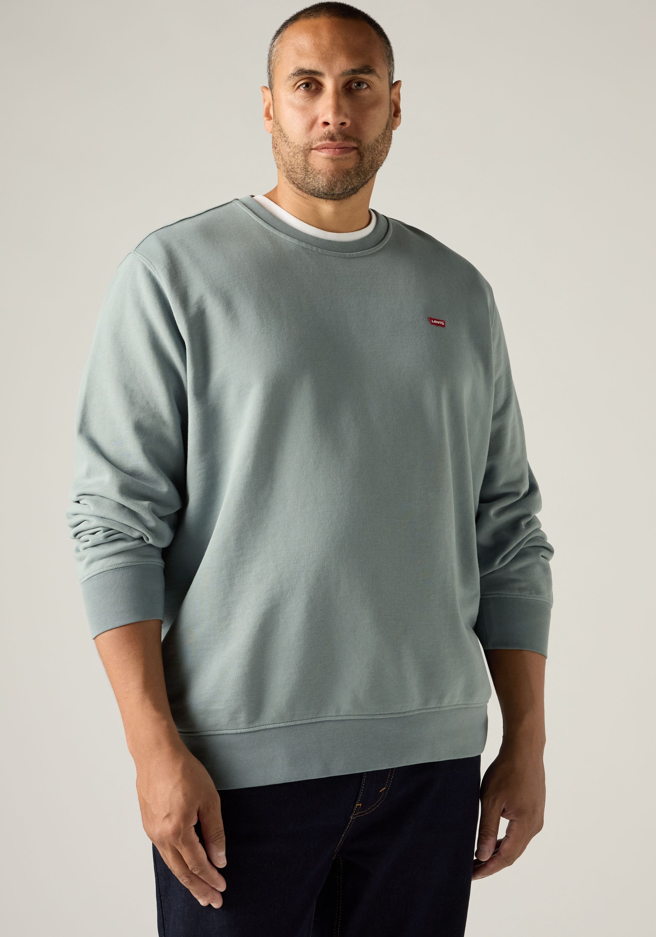 Levi's® Plus Sweatshirt »BIG ORIGINAL HM CREW«, mit Batwing-Logobadge
