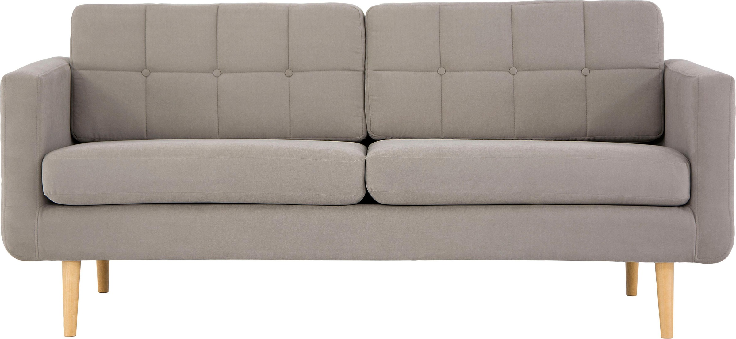 Home affaire 3-Sitzer »Brest«, mit Knopfheftung und Steppung im Rücken, geradliniges Design