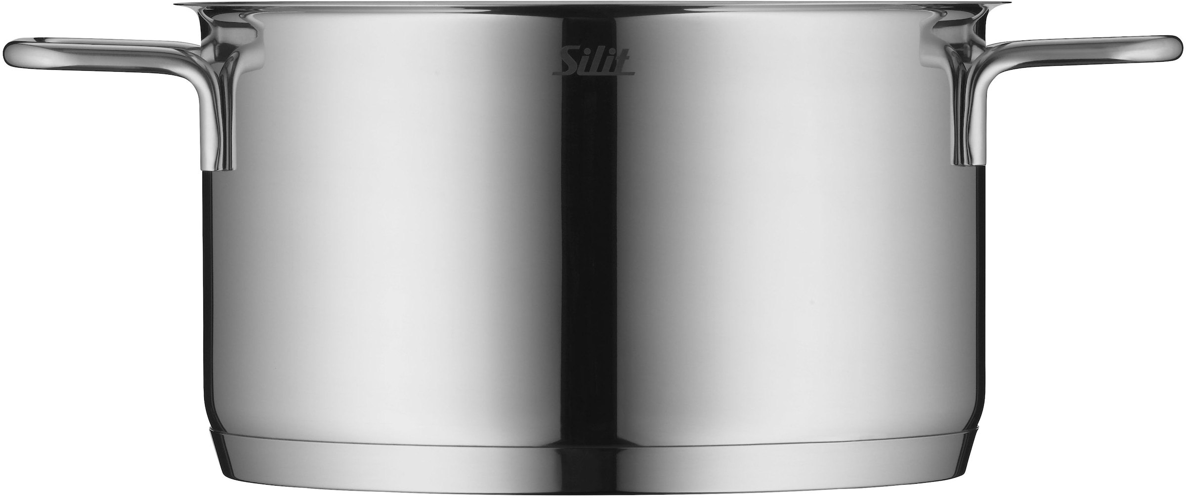 Silit Topf-Set »Diamant«, Edelstahl 18/10, (Set, 13 tlg., inkl. Schöpflöffel, Pfannenwender und Gewürzmühle), Silitherm-Allherdboden, induktionsgeeignet, spülmaschinengeeignet