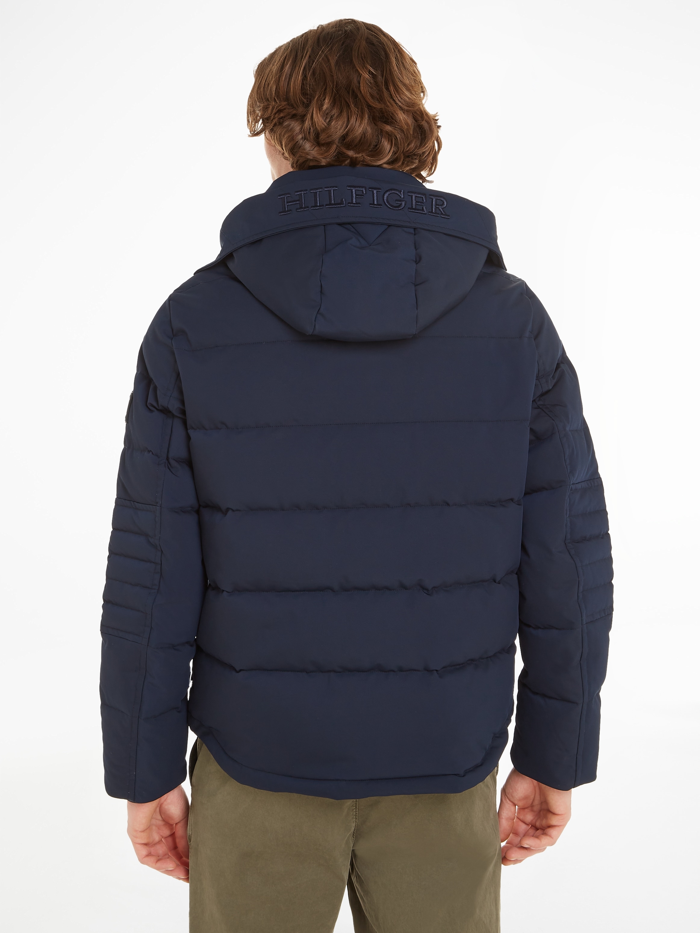 Tommy Hilfiger Steppjacke »ROCKIE UTILITY HOODED JACKET«, mit Kapuze