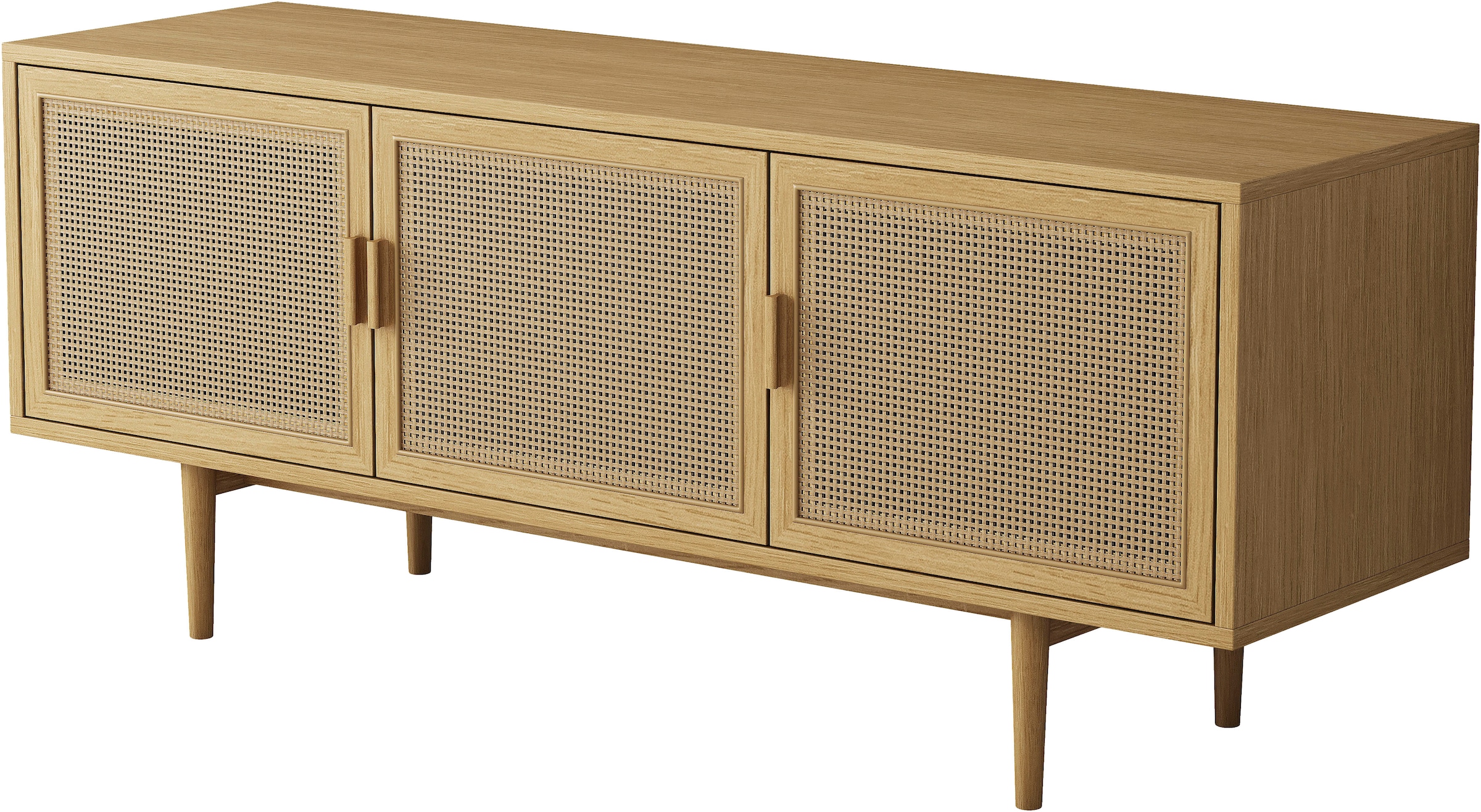 OTTO home TV-Schrank »Lorelia« in moderner Rattan Optik, Lowboard