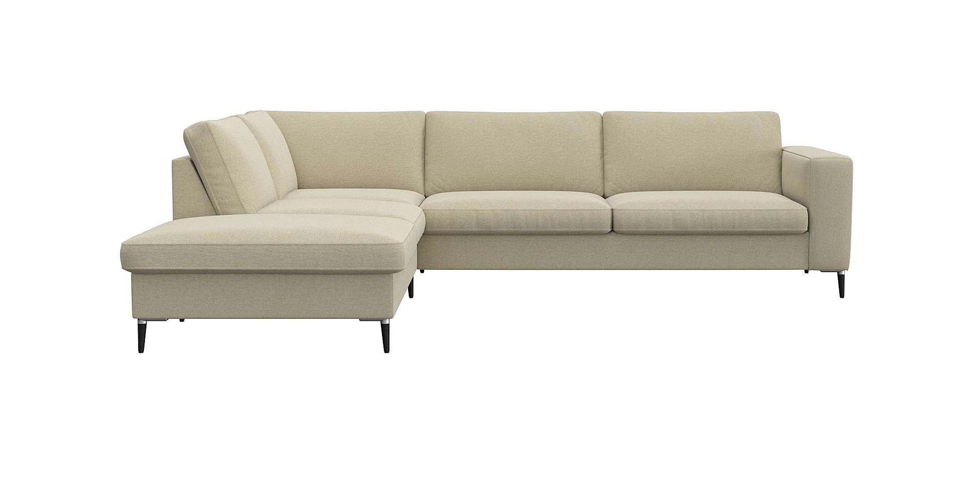 FLEXLUX Ecksofa »Fiore, L-Form, bequem und komfortabel durch hochwertigem S günstig online kaufen