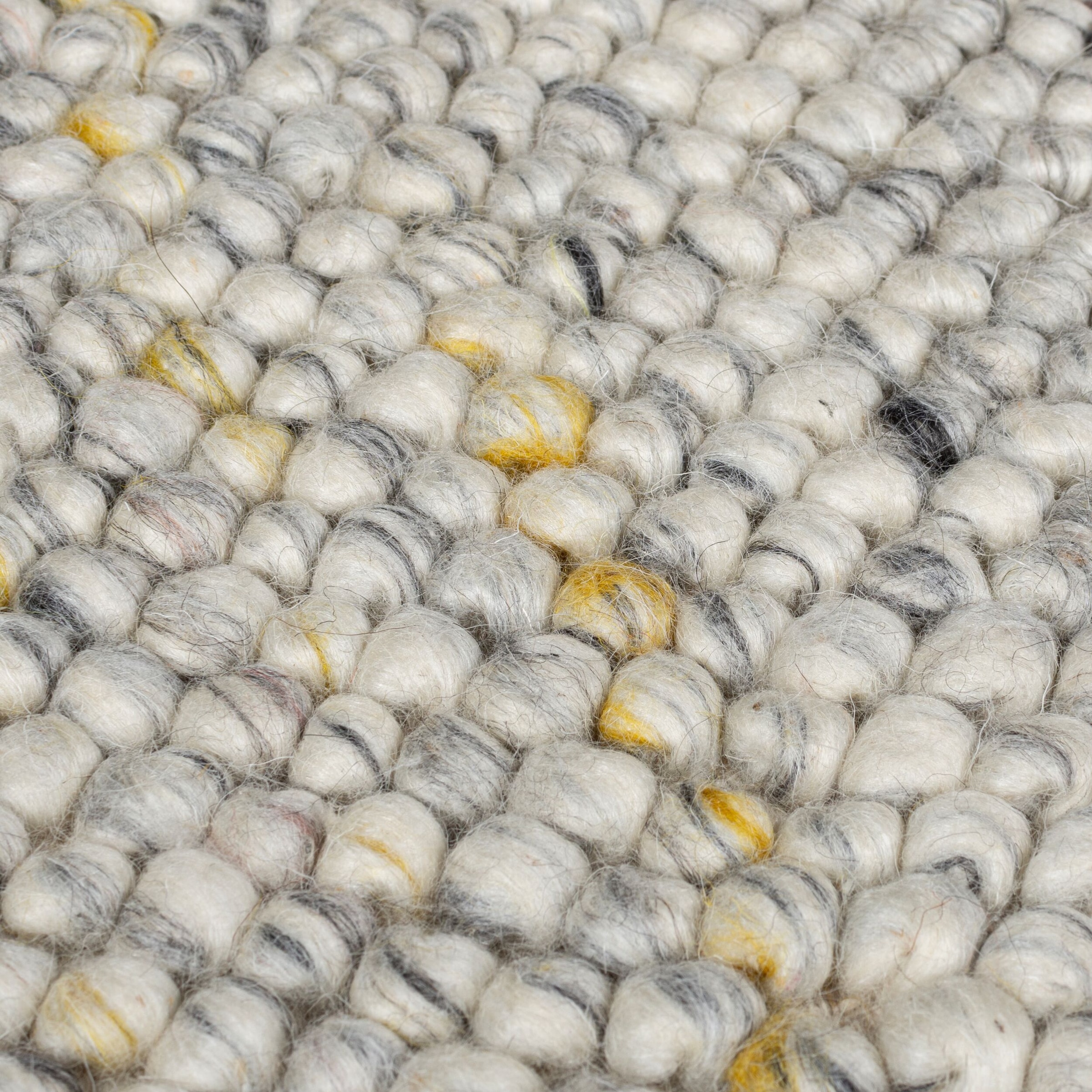 FLAIR RUGS Teppich »Minerals«, rechteckig, 3 mm Höhe, Neutraler Teppich aus mineralischer Wollmischung