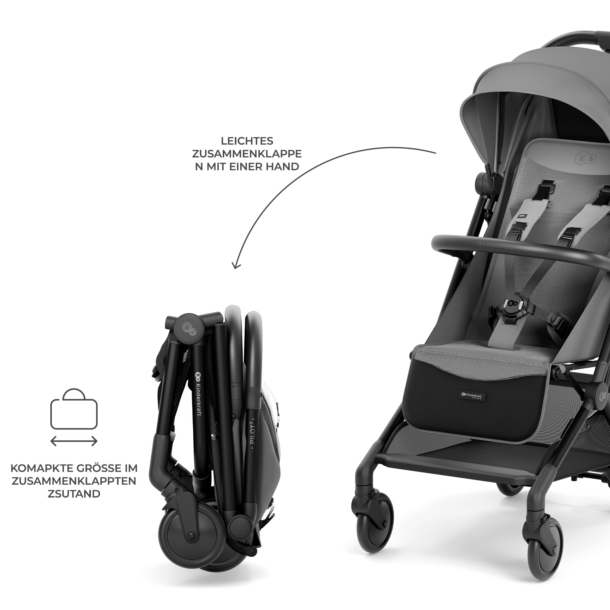 Kinderkraft Kinder-Buggy »PILOT 2« 22 kg
