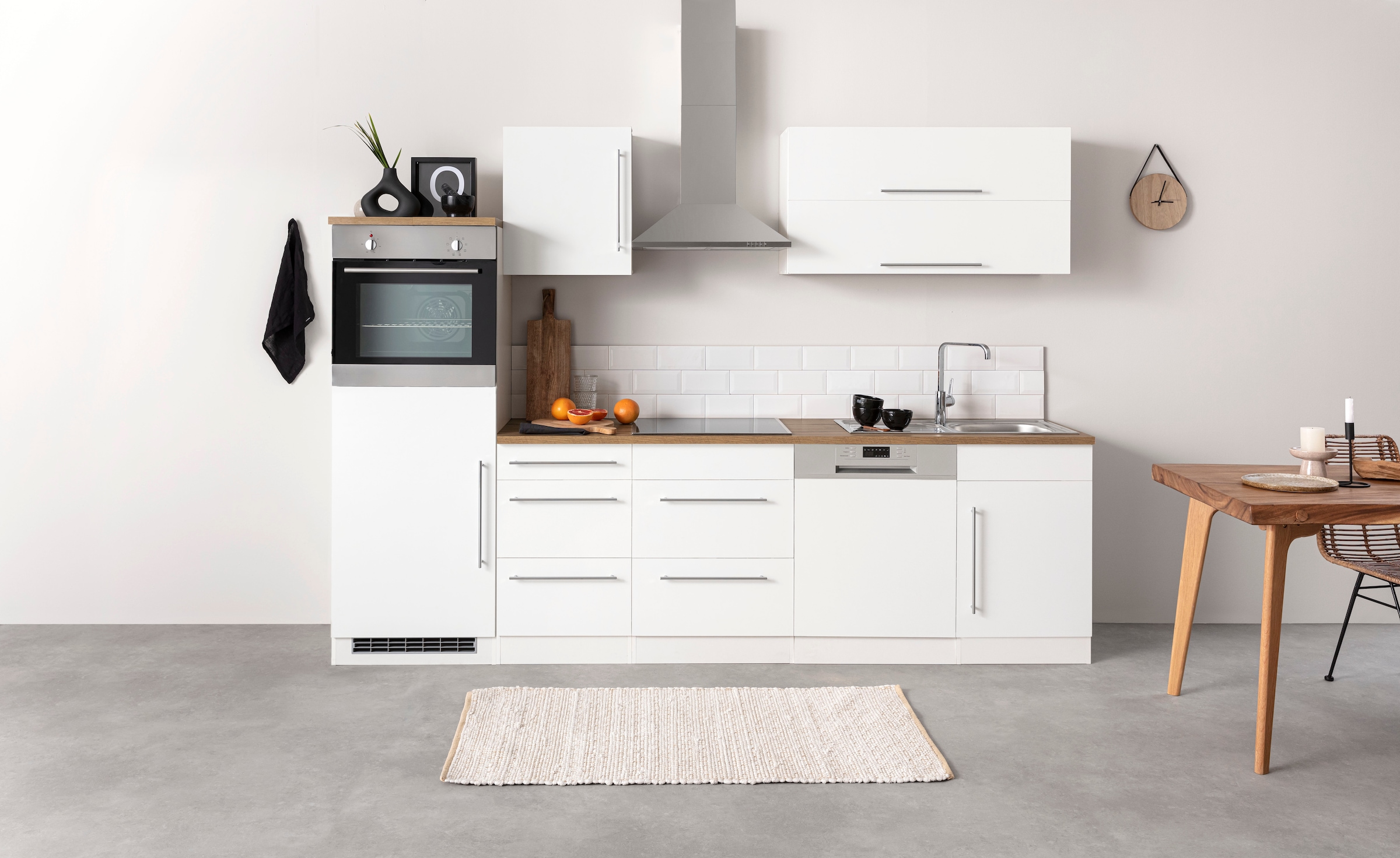 HELD MÖBEL Küchenzeile »Samos«, mit E-Geräten, Breite 280 cm online  bestellen | L-Küchen