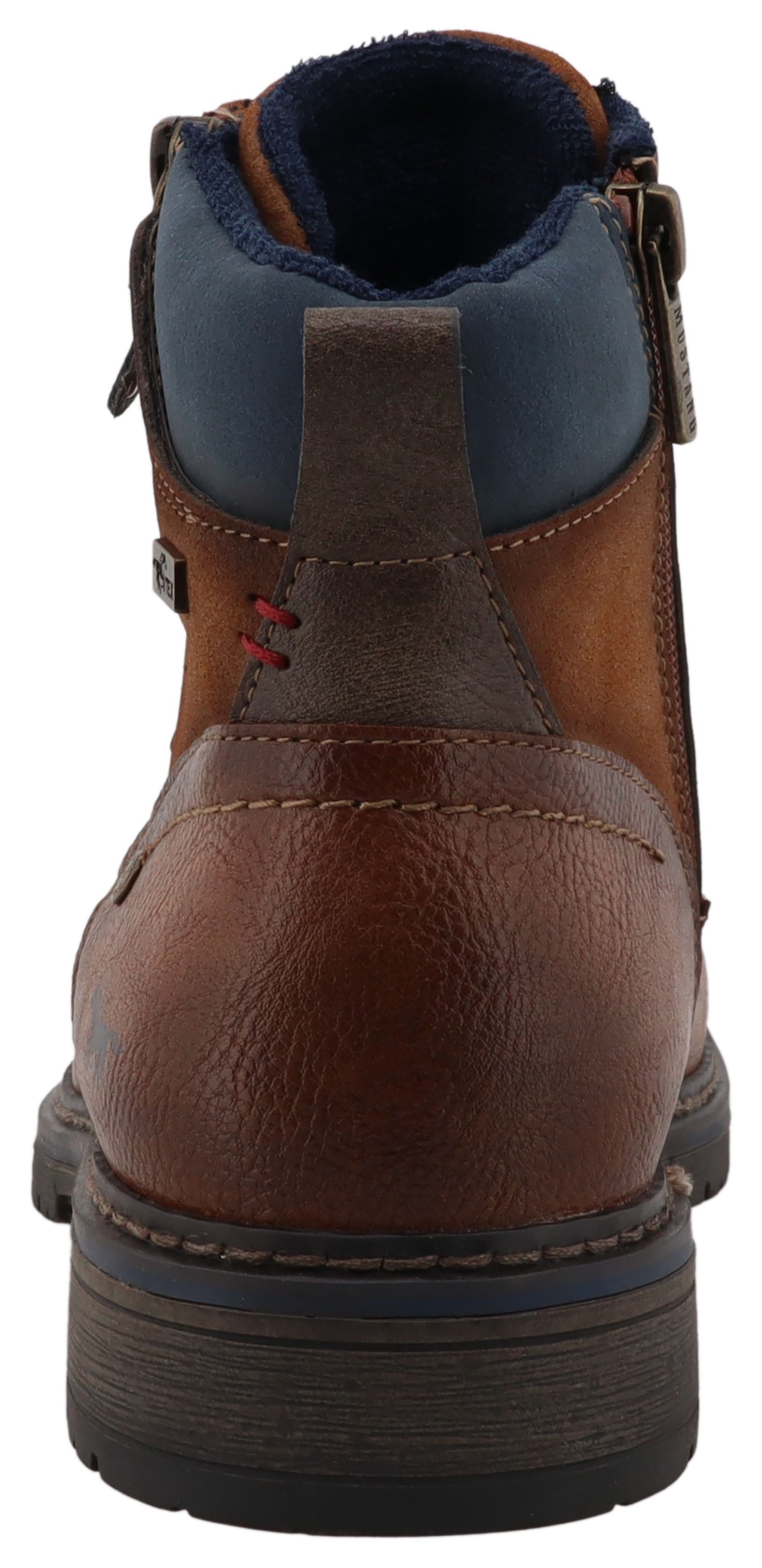 Mustang Shoes Schnürboots »Marcas«, Business Stiefel, Boots mit Textilfutter