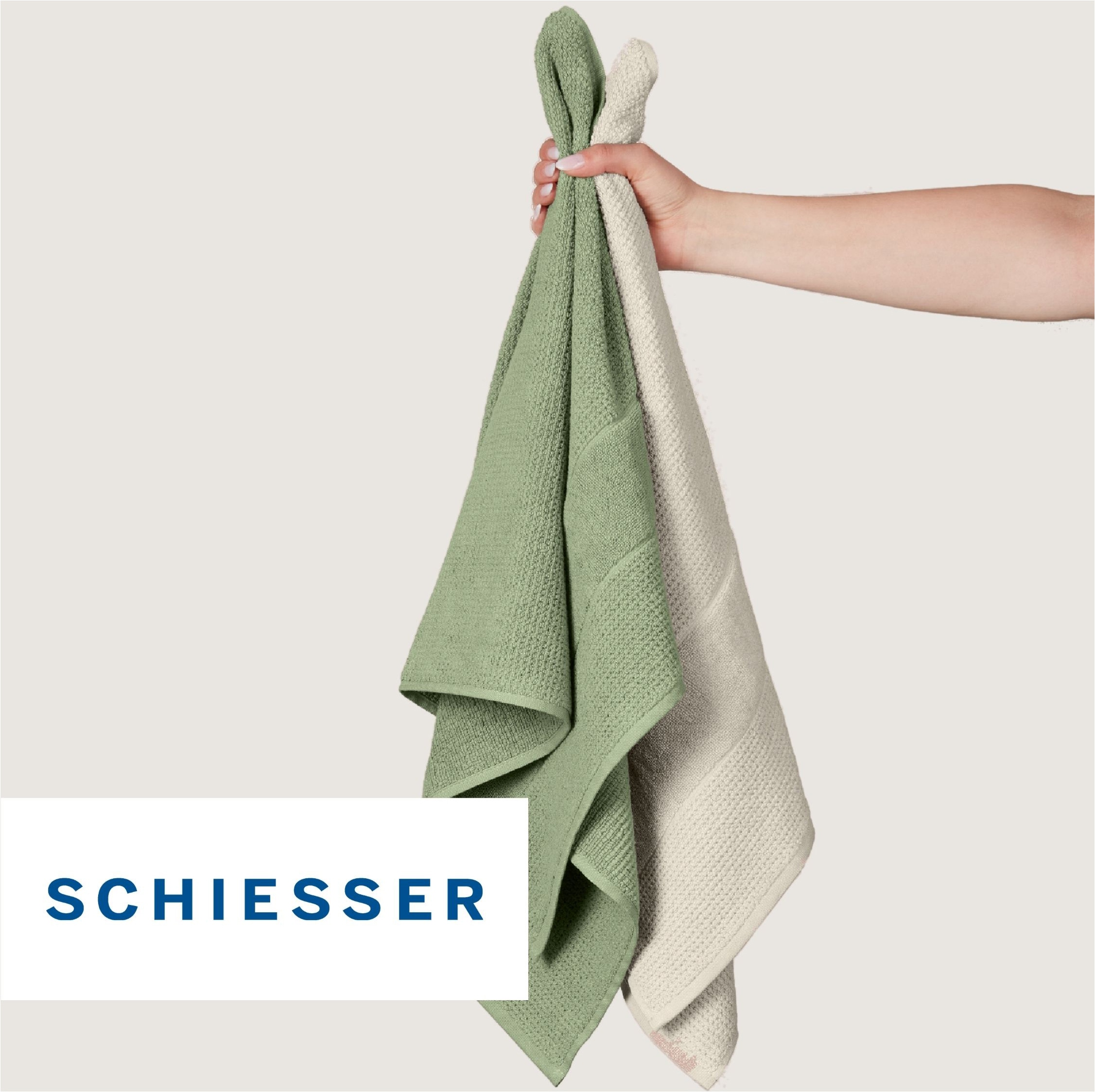 Schiesser Saunatuch »Turin in angesagter Reiskornoptik« OEKO-TEX® MADE IN GREEN