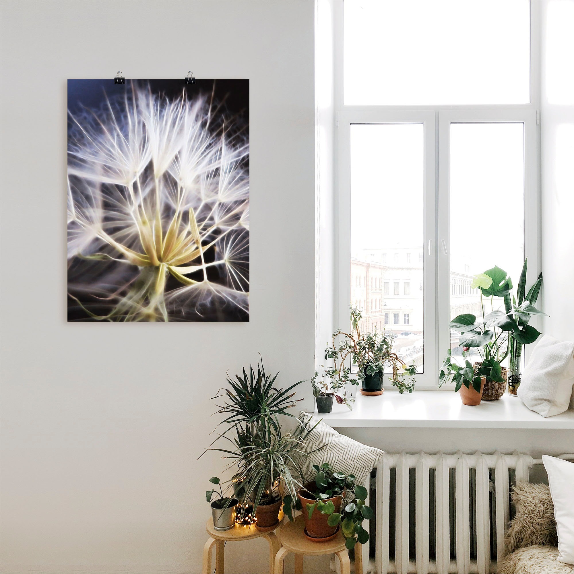 Artland Wandbild »Pusteblume«, Blumen, (1 St.), als Leinwandbild, Poster in verschied. Größen