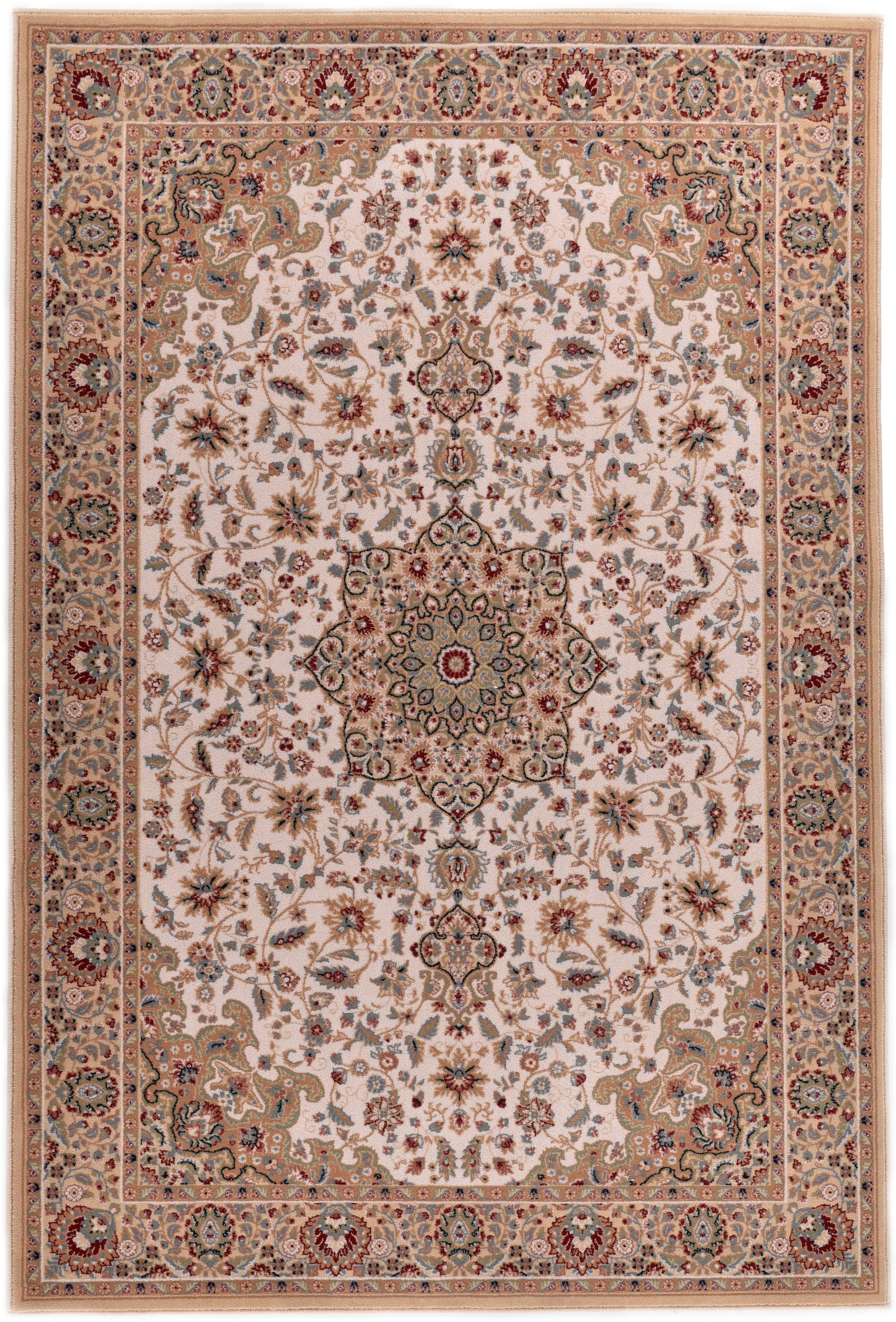 THEKO Wollteppich »Dolna - 859«, rechteckig, 10 mm Höhe, Kurzflor, reine Wolle, Orient-Optik