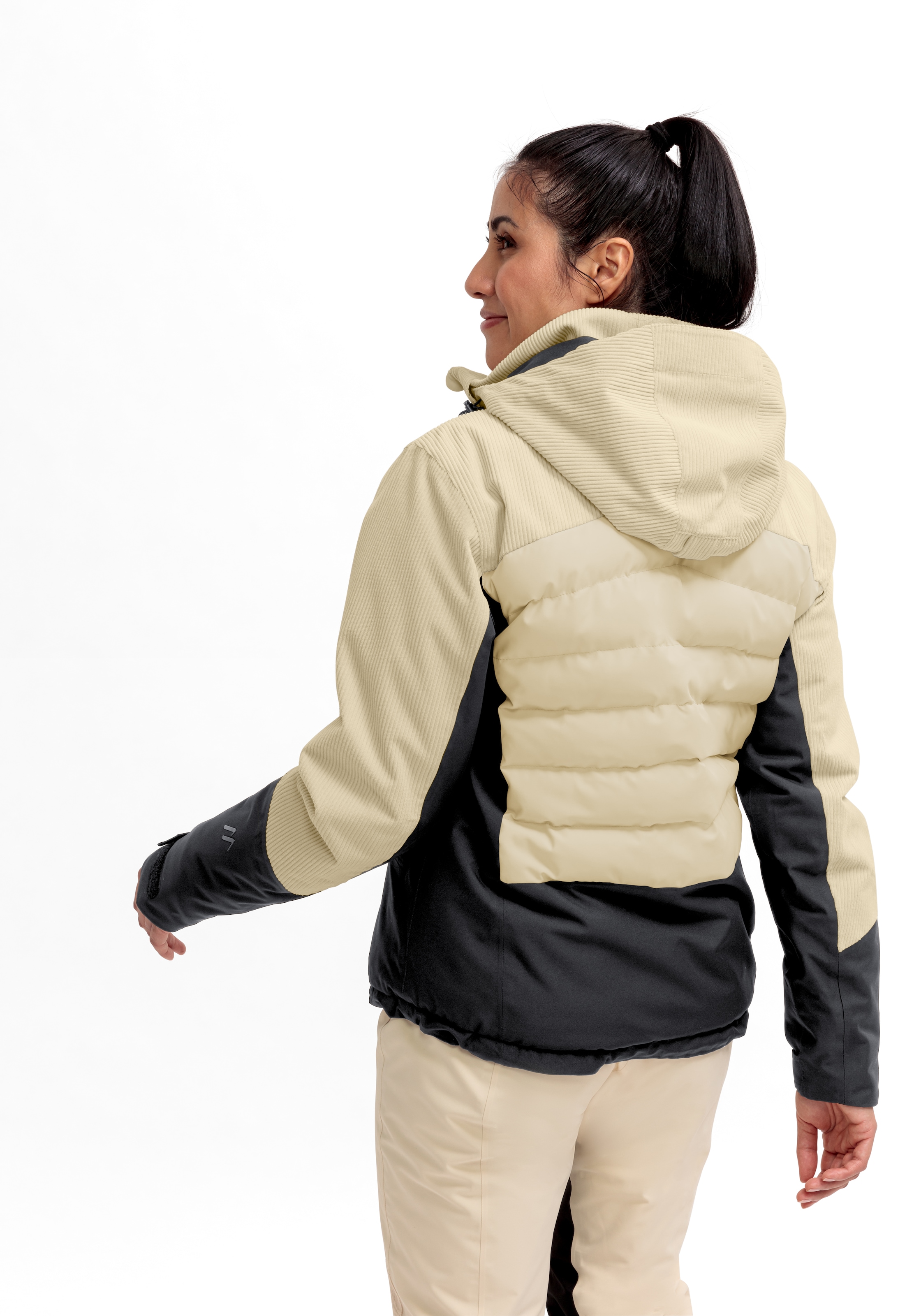 Maier Sports Skijacke »Whiteglam W«, Damen Winterjacke wasserdicht u. atmungsaktiv