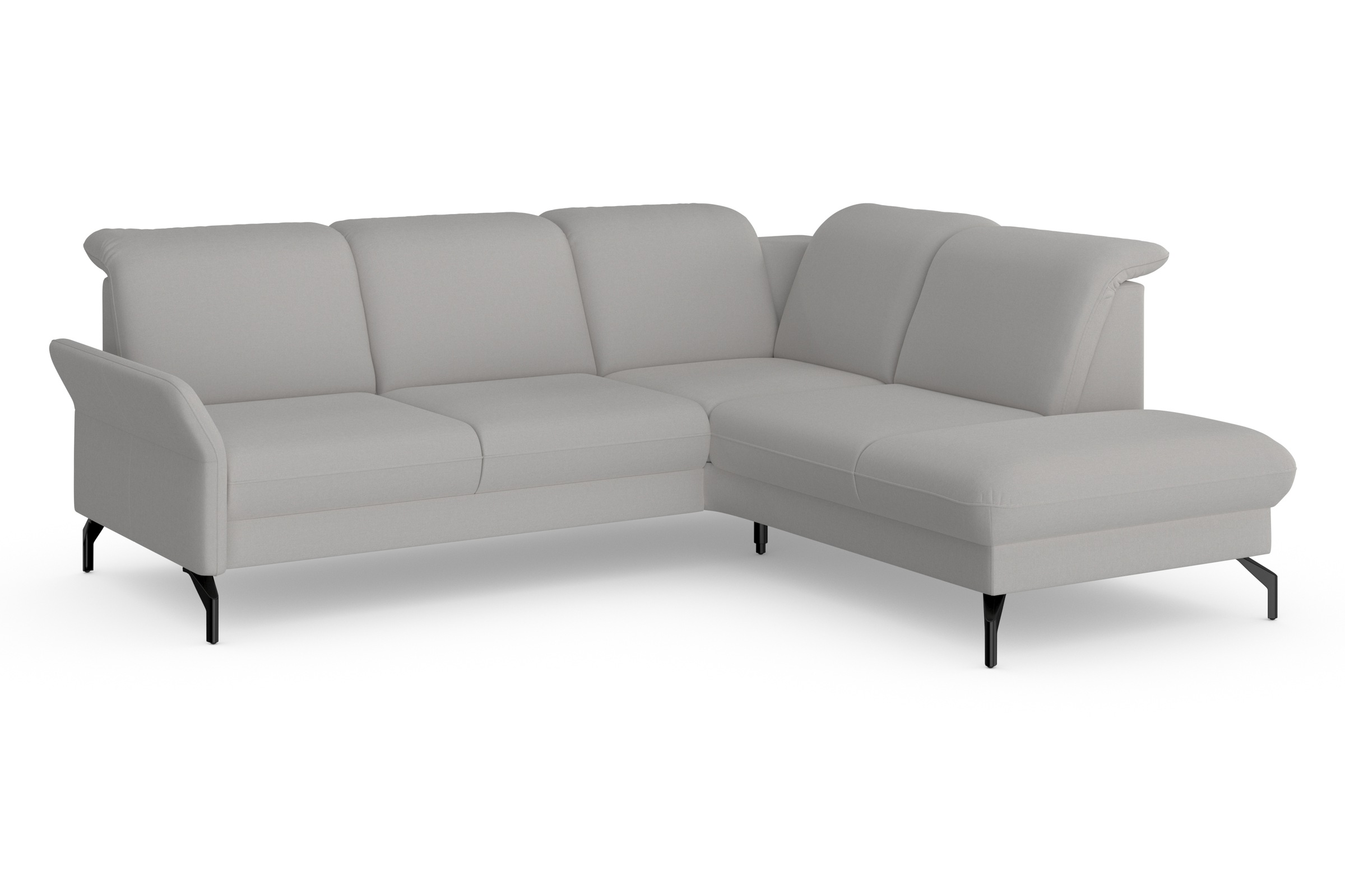 sit&more Ecksofa »Fashion L-Form«, wahlweise mit Kopfteilverstellung und Vorziehsitz, motorisch