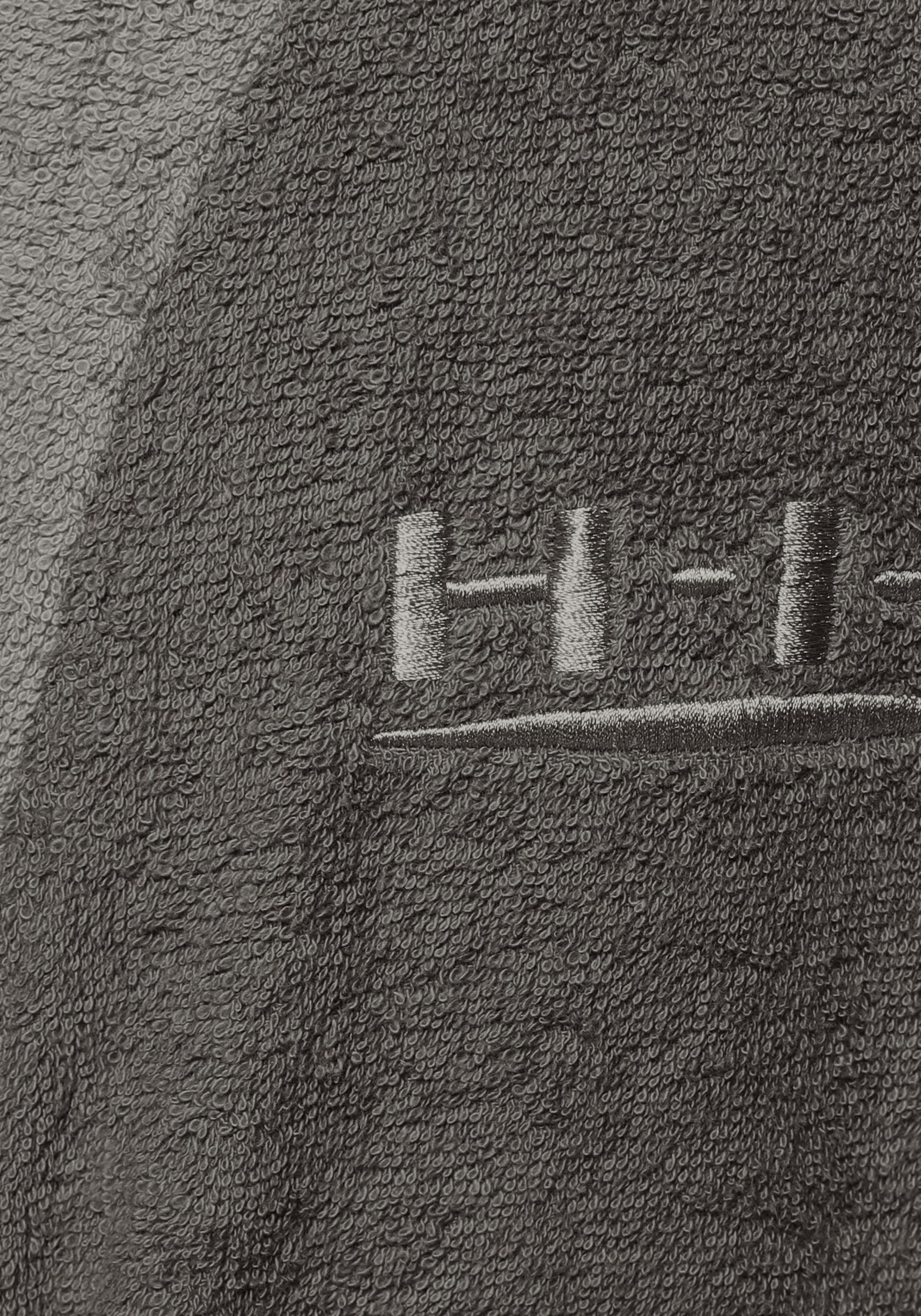 H.I.S Unisex-Bademantel »Hannes, ideal für Sauna & Spa, Hotelbademantel, Morgenmantel«, (1 St.), für Damen & Herren, lang, mit Taschen, S-3XL