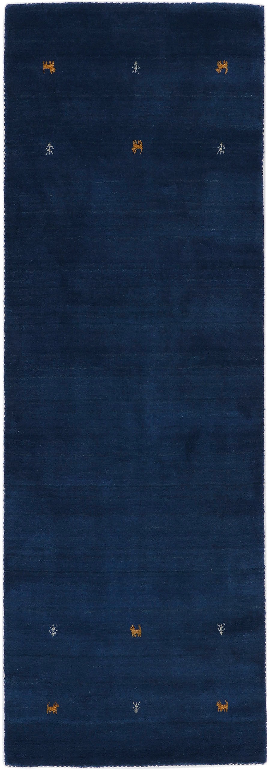 carpetfine Wollteppich »Gabbeh Uni, auch als Läufer und Rund erhältlich«, r günstig online kaufen