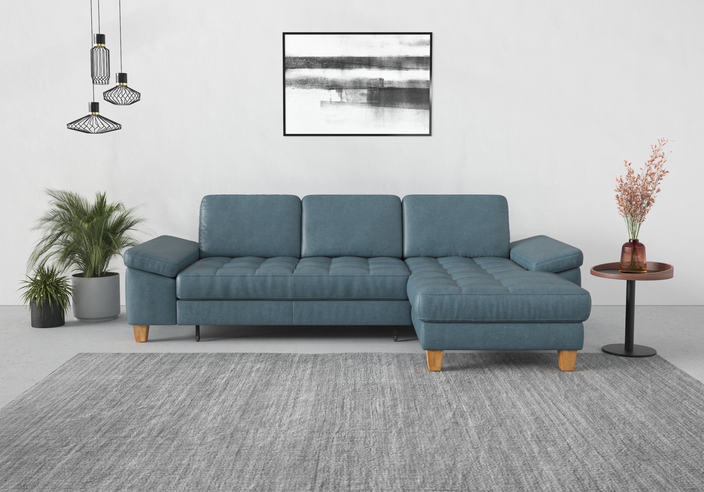 sit&more Ecksofa »Westham L-Form« mit Recamiere, mit oder ohne Bettfunktion günstig online kaufen