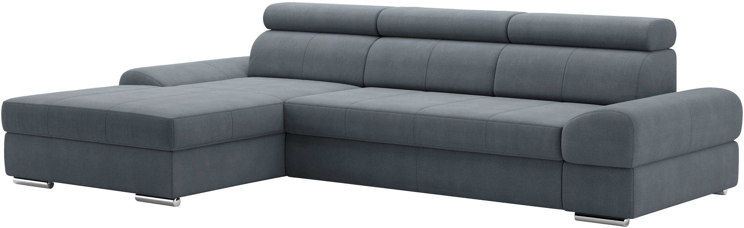 sit&more Ecksofa Broadway, mit verstellbaren Kopfteilen, wahlweise mit Bettfunktion