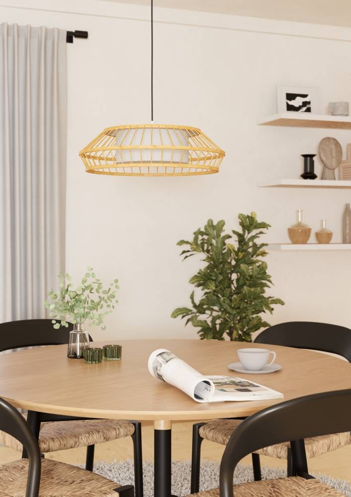 EGLO Hängeleuchte »YUKU-Z«, 1 flammig, Leuchtmittel LED-Modul | LED fest integriert, Hängelampe, ZigBee, App und Sprachsteuerung Alexa, RGB, dimmbar