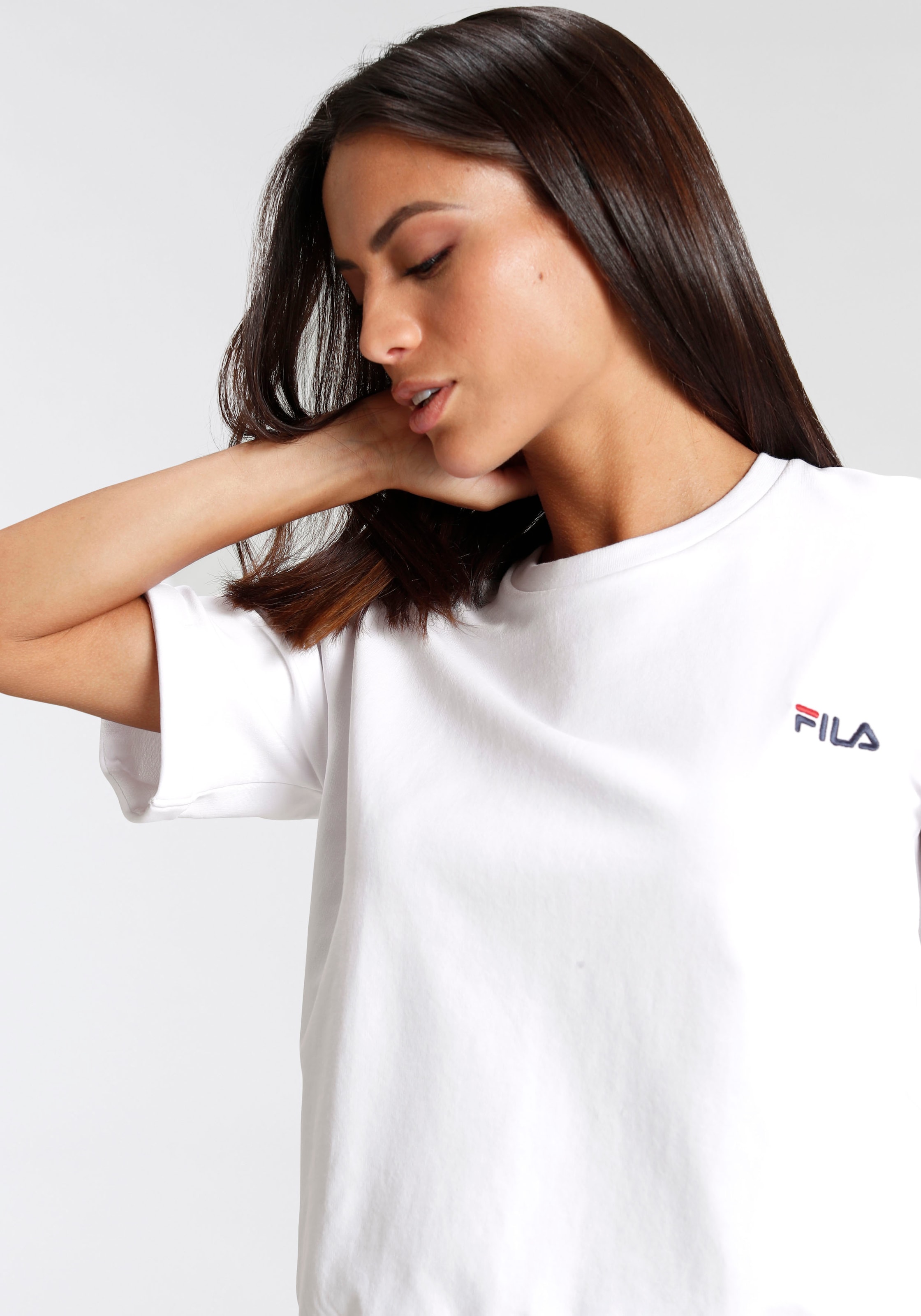 Fila Shorty, (Set, 2 tlg.), mit Brust-Logo und kontrastiertem Logo-Band seitlich an der Hose
