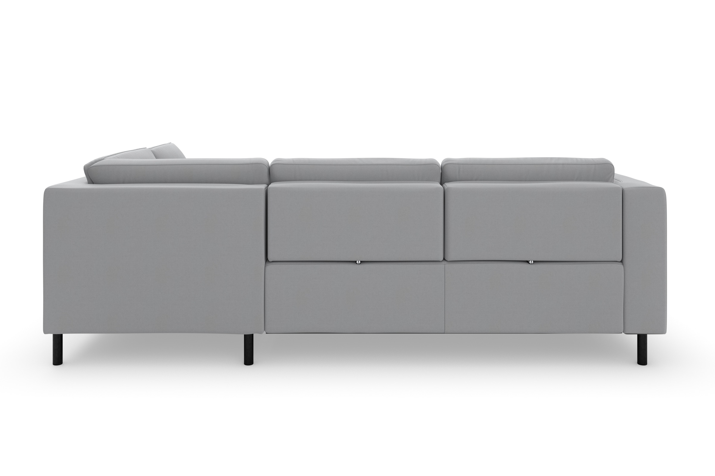 sit&more Ecksofa »Olsen L-Form«, inklusive Sitztiefenverstellung, wahlweise mit Bettfunktion, 15cm hoch