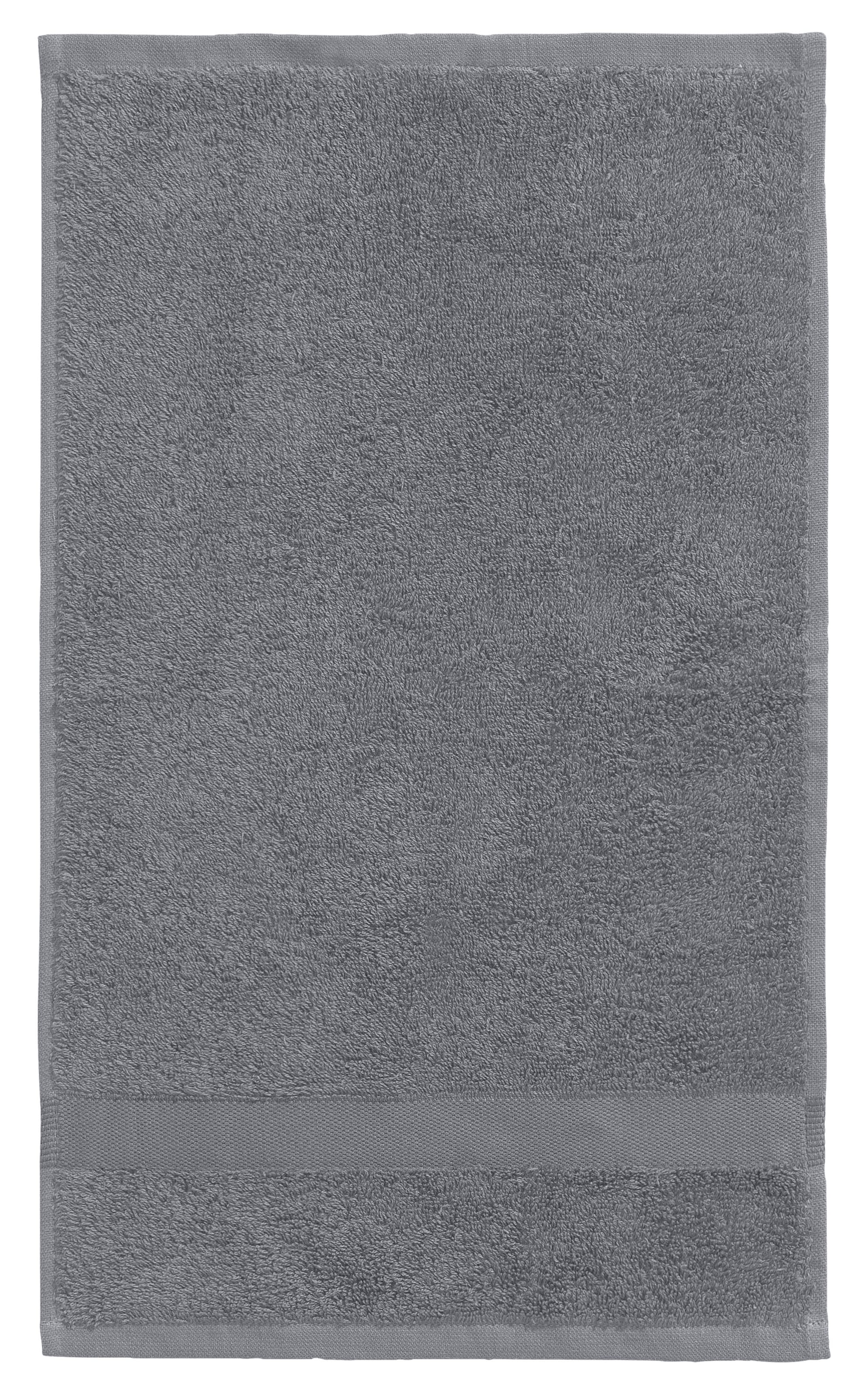 OTTO home Gaestehandtuecher »Vanessa, 8 Gästehandtücher, 30x50cm, in Standard- und Premium-Qualität« Handtücher mit Bordüre, 100% Baumwolle, einfarbig, weich