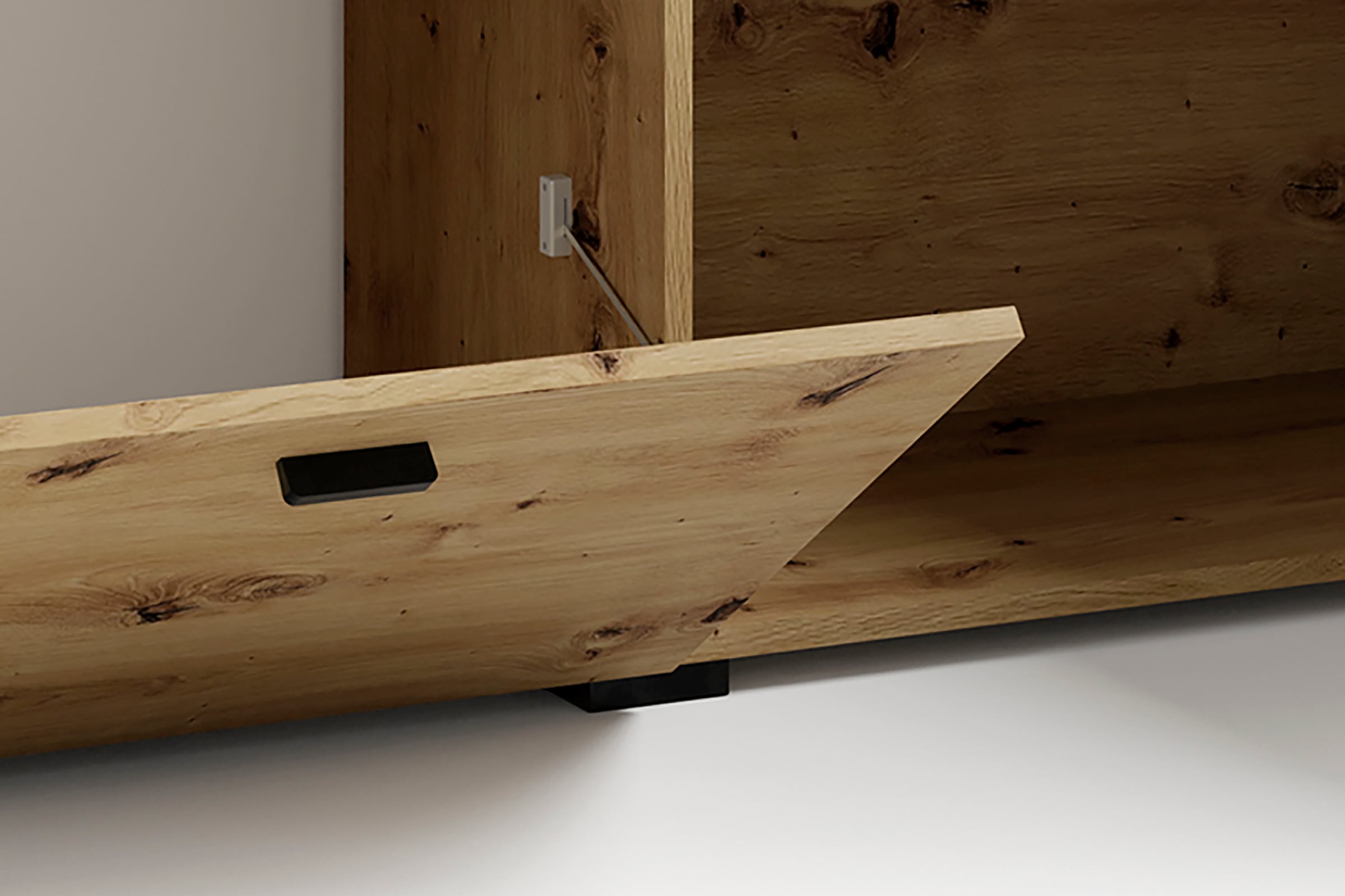 byLIVING Sideboard »Frame« 1 Stk. tlg. moderne Kommode mit Metalleinsatz und Glasplatte, 200cm breit.