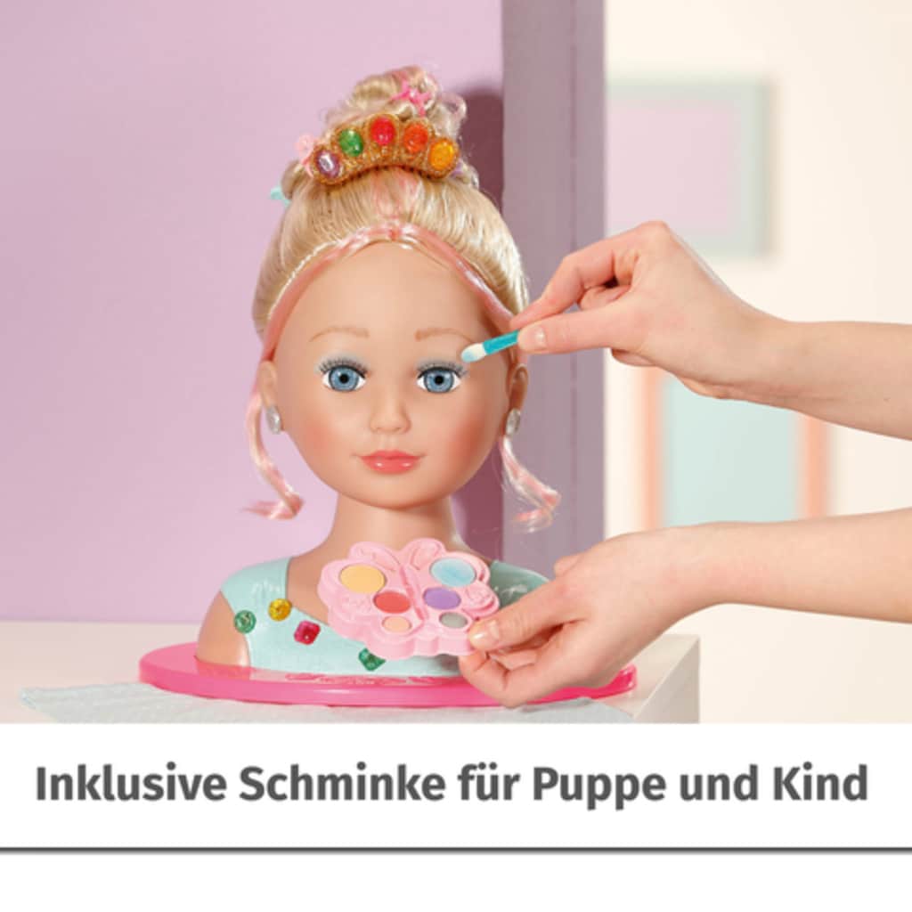 Baby Born Frisier- & Schminkkopf »Sister Styling Head Prinzessin«, mit Zubehör