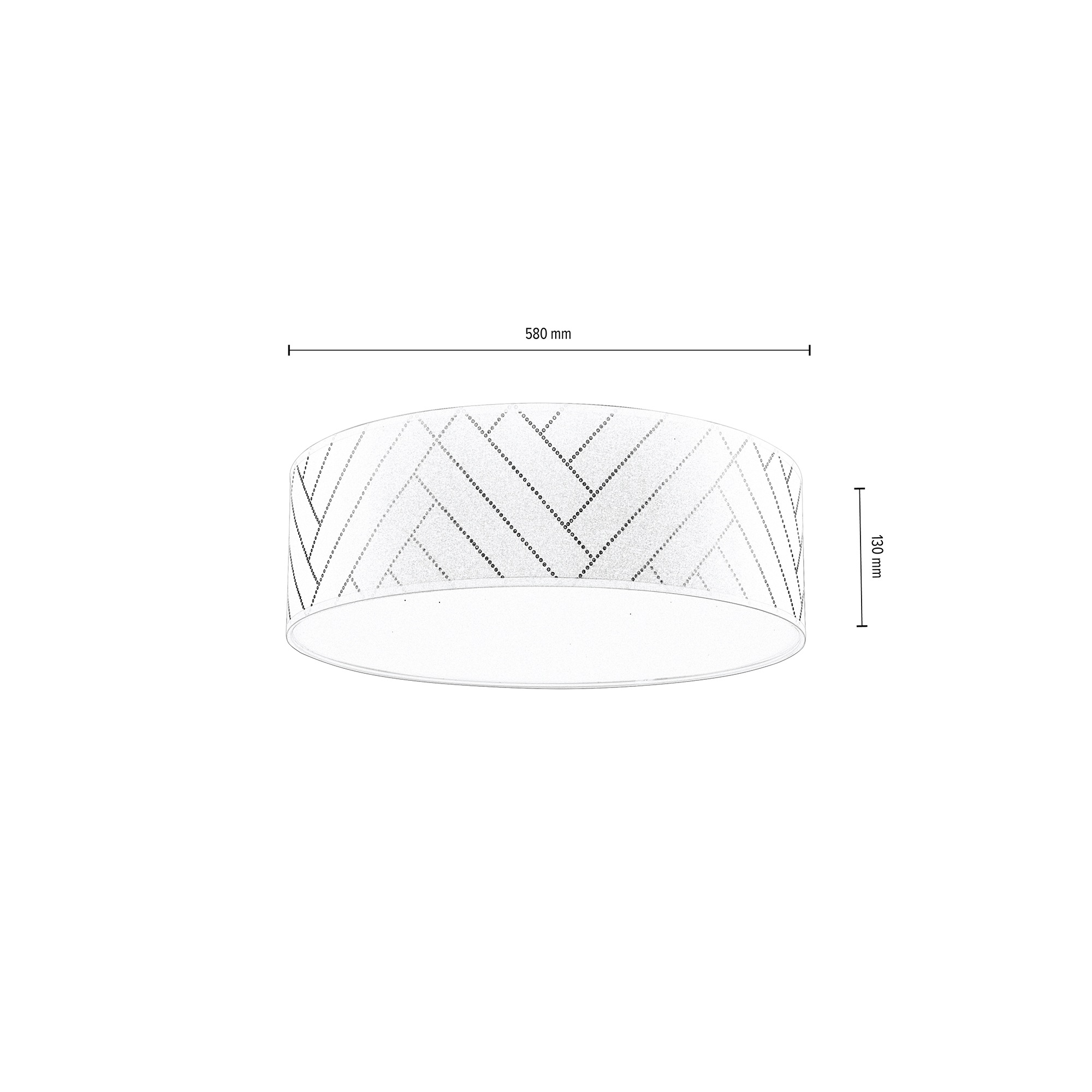 BRITOP LIGHTING Deckenleuchte »PUNTO«, 4 flammig, Leuchtmittel E27 | ohne Leuchtmittel, Lampenschirm befestigt an Magneten, aus laminierter Tapete mit Blende