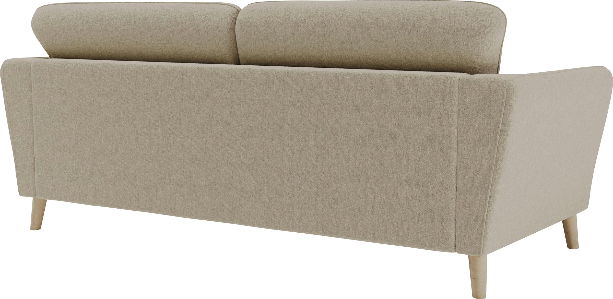 Home affaire 3-Sitzer »MARSEILLE Sofa 206 cm«, Massivholzbeine Eiche, Landhausstil, Wellenunterfederung