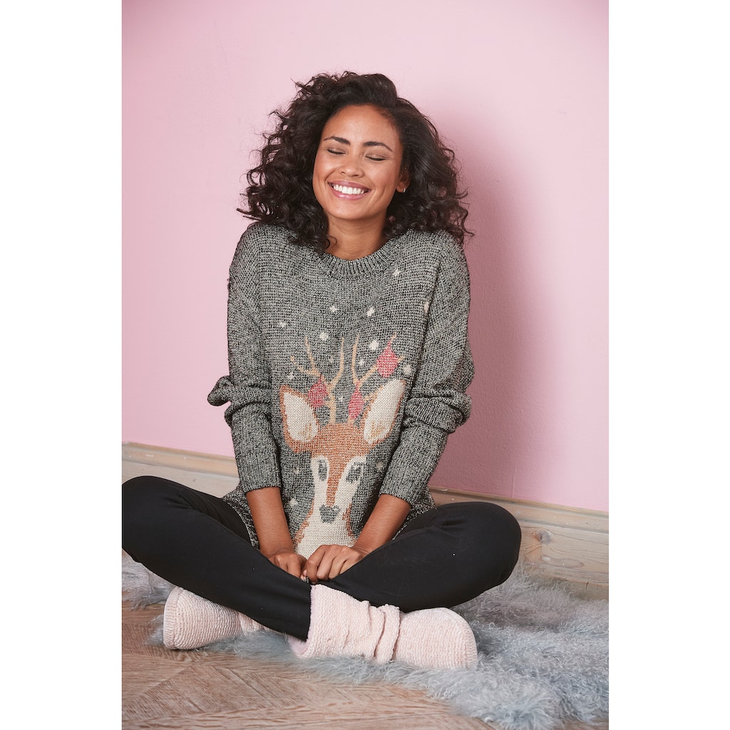 LASCANA Sweater »Weihnachtspullover«