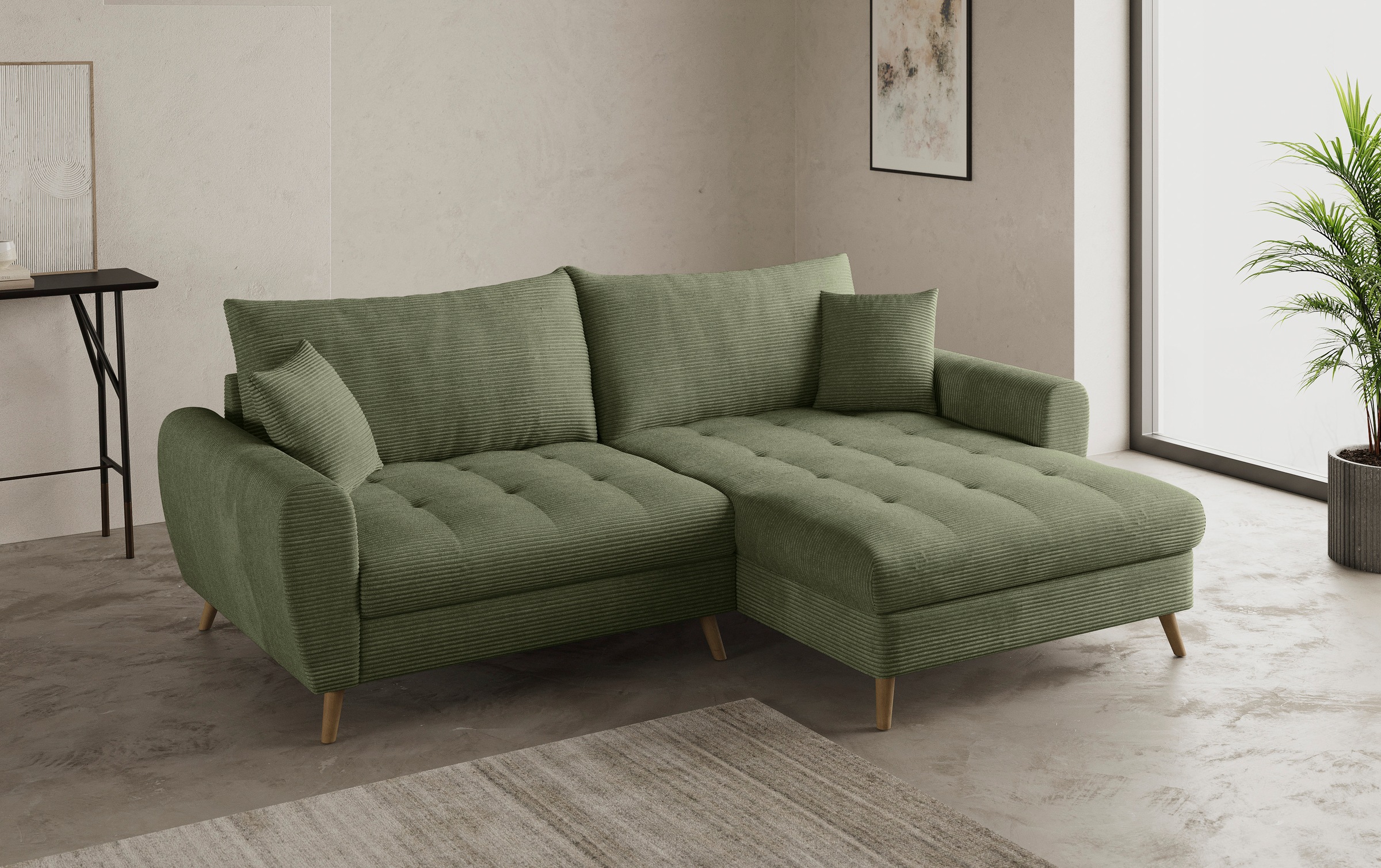 Mr. Couch Ecksofa »Blackburn II, L-Form«, Mit Kaltschaumpolsterung bis 140 kg belastbar