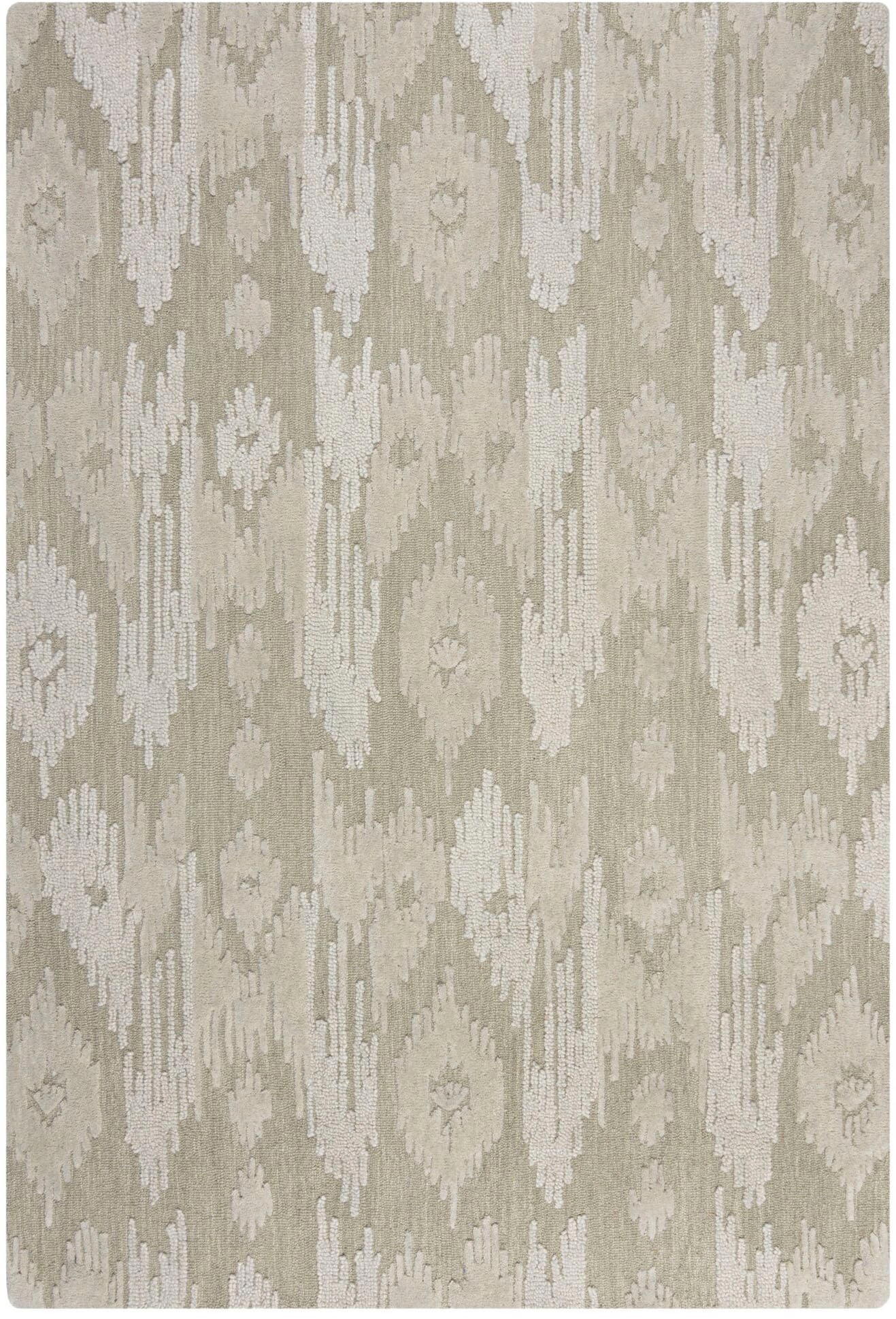 FLAIR RUGS Wollteppich »Dion Ikat«, rechteckig, 8 mm Höhe, mit modernem Ikat-Design