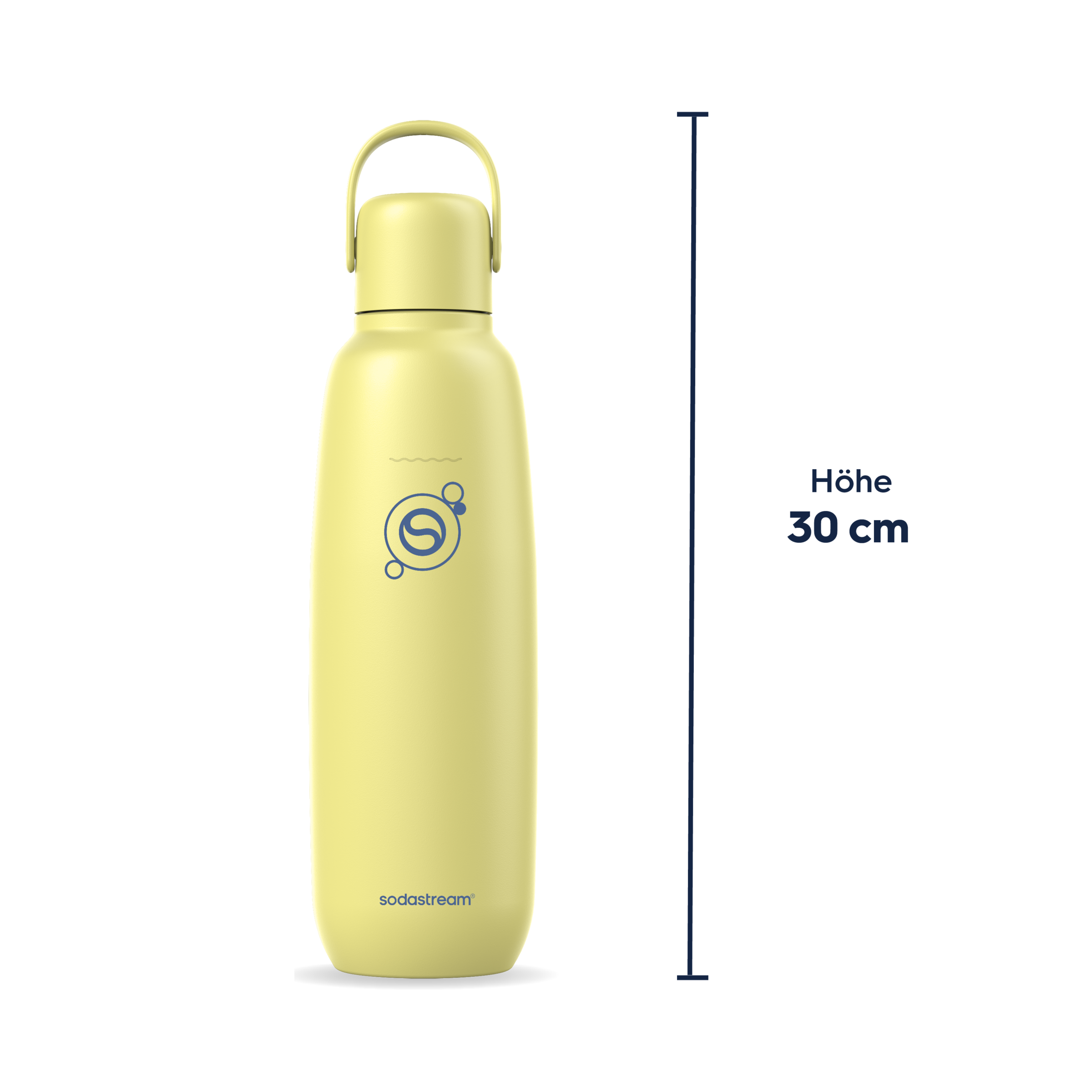 SodaStream Thermoflasche »Metallflasche Fizz&go COOL DWS, 0,9 l, Trinkflasche« kompatibel mit SodaStream DUO, E-DUO, TERRA, ART & ENSO Wassersprudler