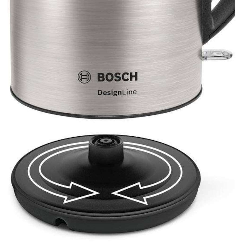 BOSCH Wasserkocher »TWK3P420 DesignLine«, 1,7 l, 2400 W