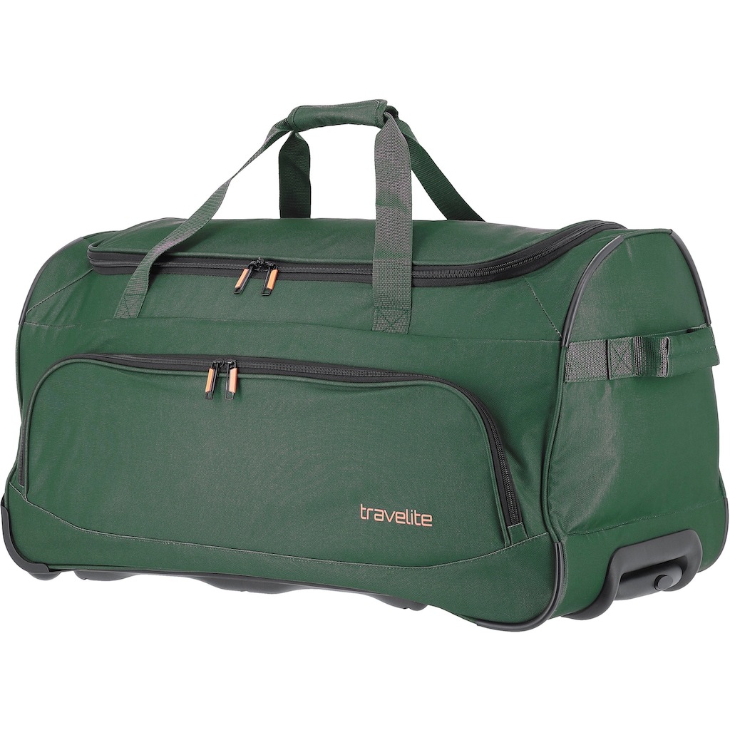 travelite Reisetasche »Basics Fresh, 71 cm, dunkelgrün«, mit Rollen