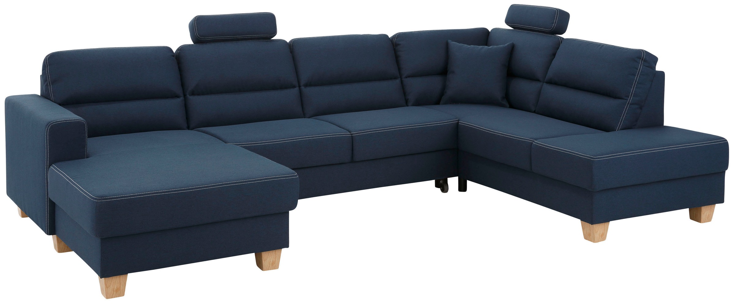 Home affaire Wohnlandschaft "Navan, komfortabel mit viel Platz, U-Form", wa günstig online kaufen
