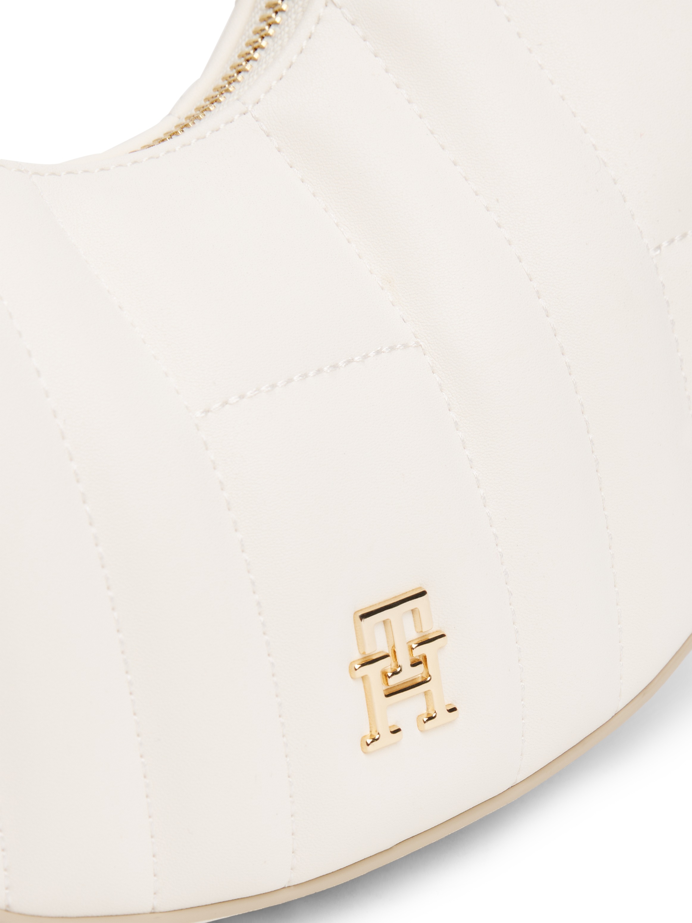 Tommy Hilfiger Schultertasche »TH FEMININE MOON CROSSOVER«, Damen Umhängetasche, Hobo, mit TH-Schmuckelement
