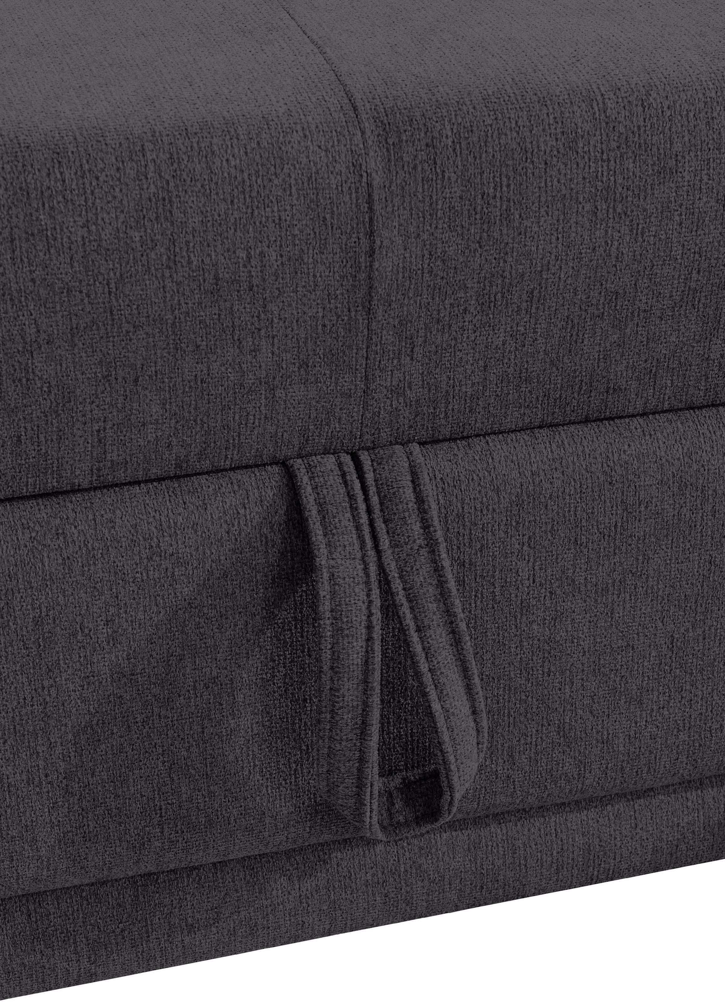 COTTA Ecksofa »Holiday L-Form mit Sitztiefen-, Armteil- und Kopfteilverstellung«, wahlweise mit Bettfunktion & Bettkasten