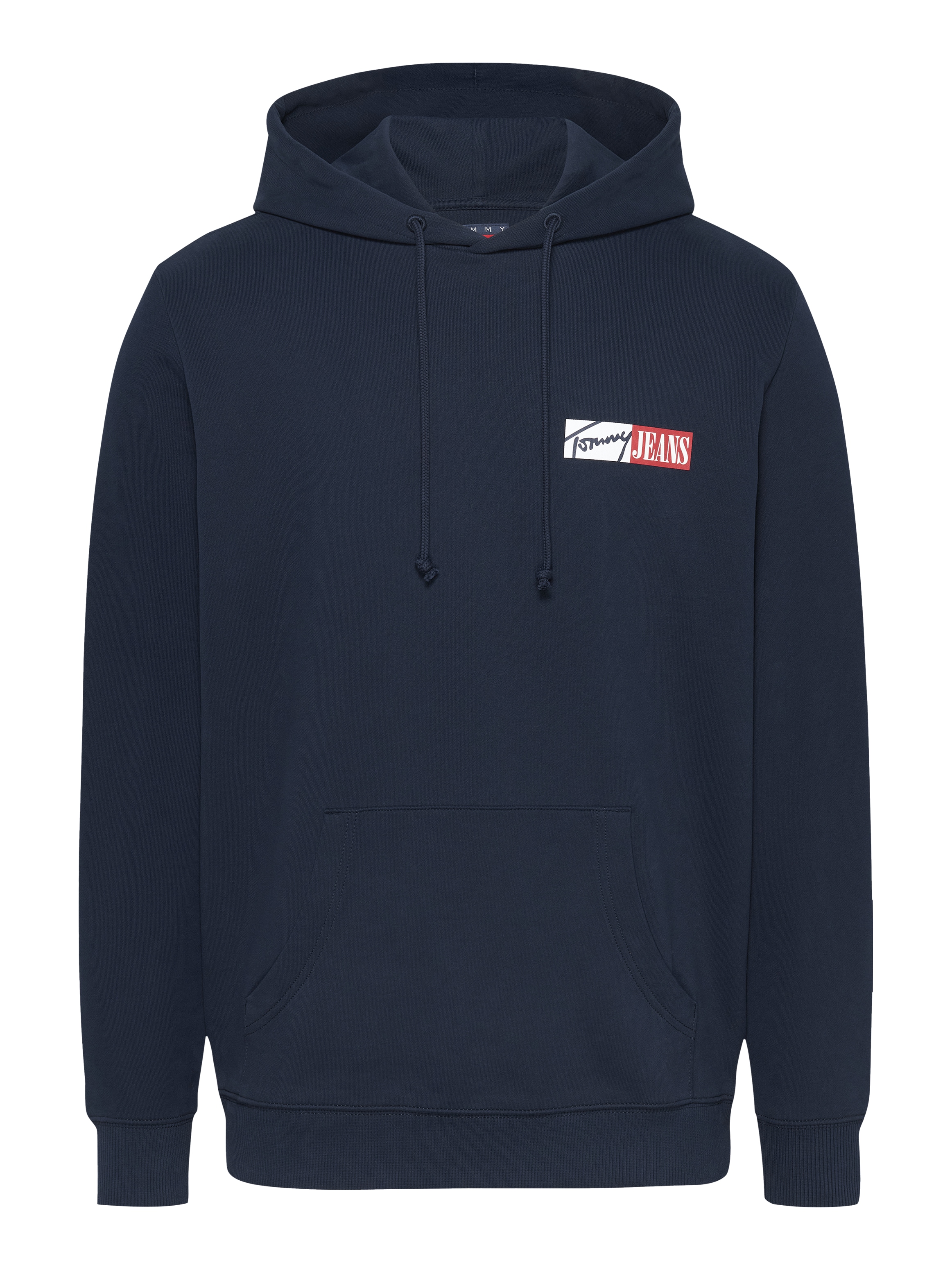 Tommy Jeans Plus Hoodie »TJM REG ENTRY GRAPHIC HOODIE EXT« in Großen Größen, Logodruck, Kängurutasche