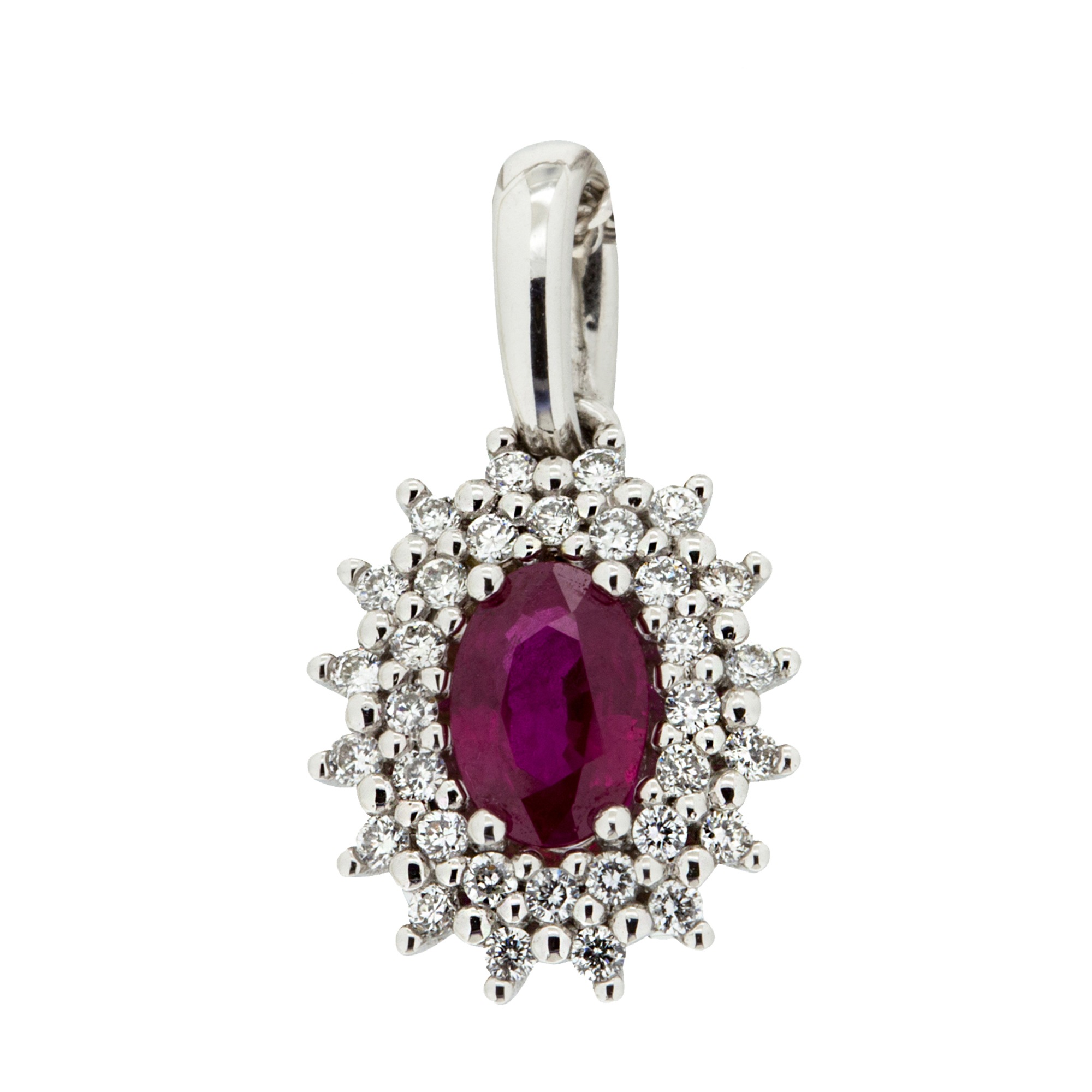 Orolino Kettenanhänger »585 Gold mit 16x Brillant zus. 0,20ct. + Rubin 0,62ct.« ()