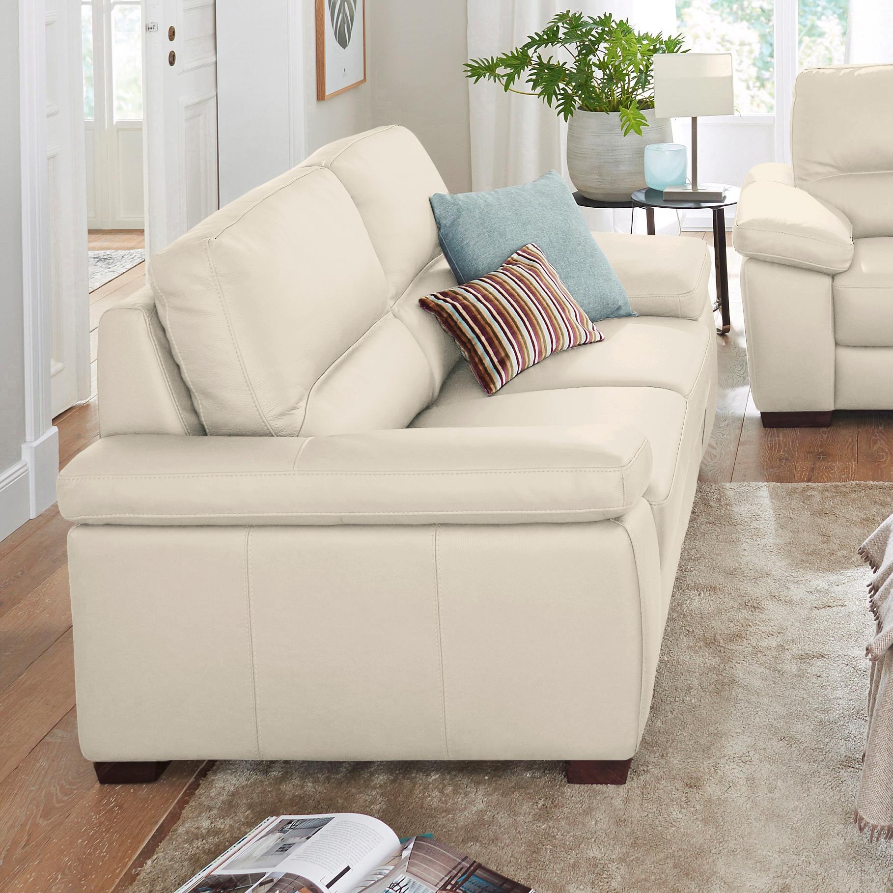 CALIA ITALIA 3-Sitzer »Gaia, hochwertiges Ledersofa mit erstklassigem Sitzkomfort«, edles Design, in zwei hochwertigen Lederqualitäten