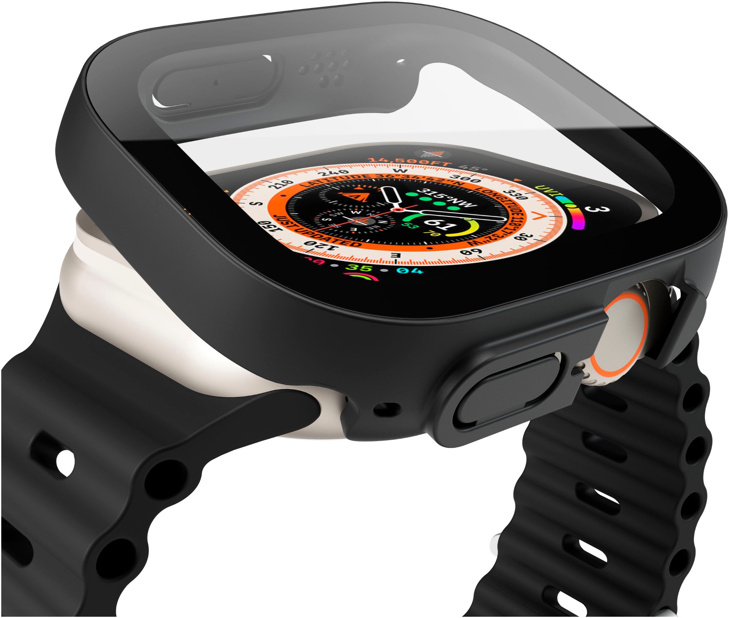 VONMÄHLEN Smartwatch-Hülle »Thin Case - Schutzhülle für Apple Watch Ultra, Black«