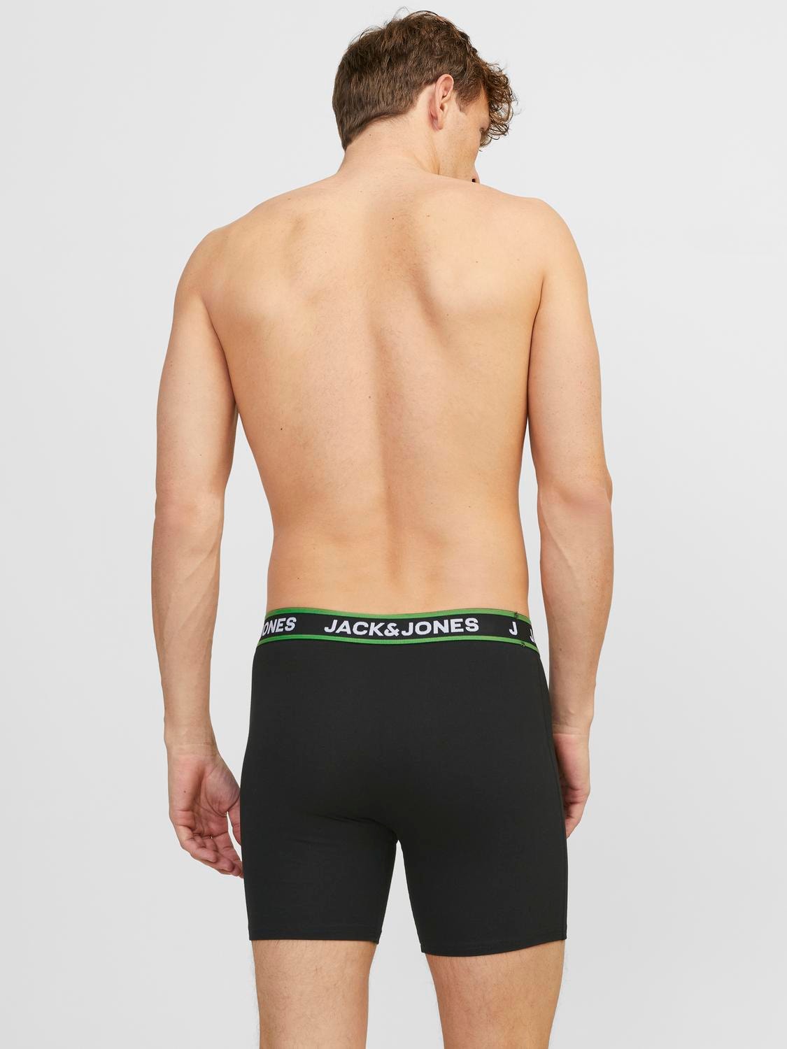 Jack & Jones Boxershorts »JACLIME SOLID BOXER BRIEFS 5 PACK«