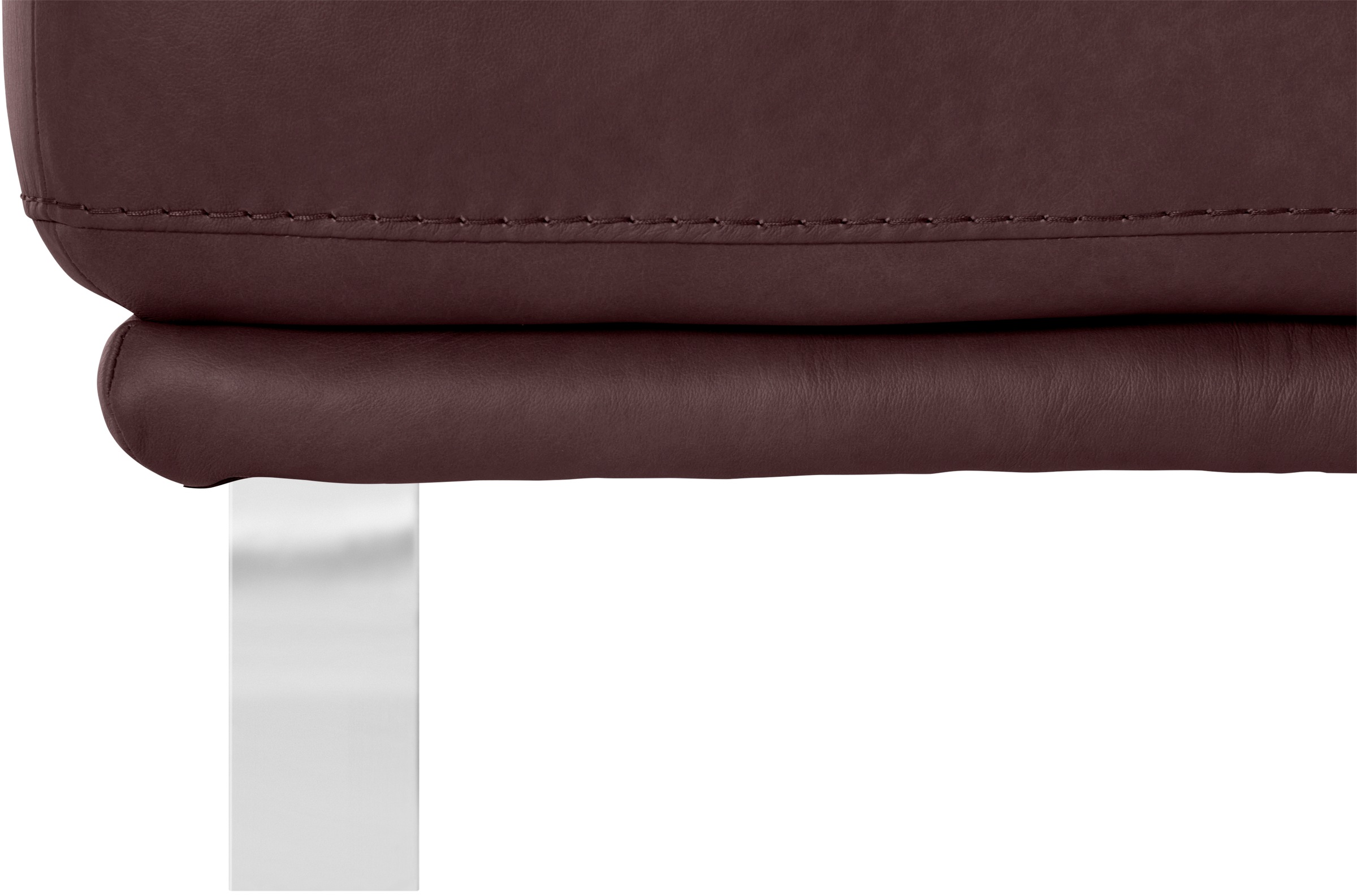 W.SCHILLIG Hocker »montanaa«, mit Metallkufen in Chrom glänzend, Breite 71 cm