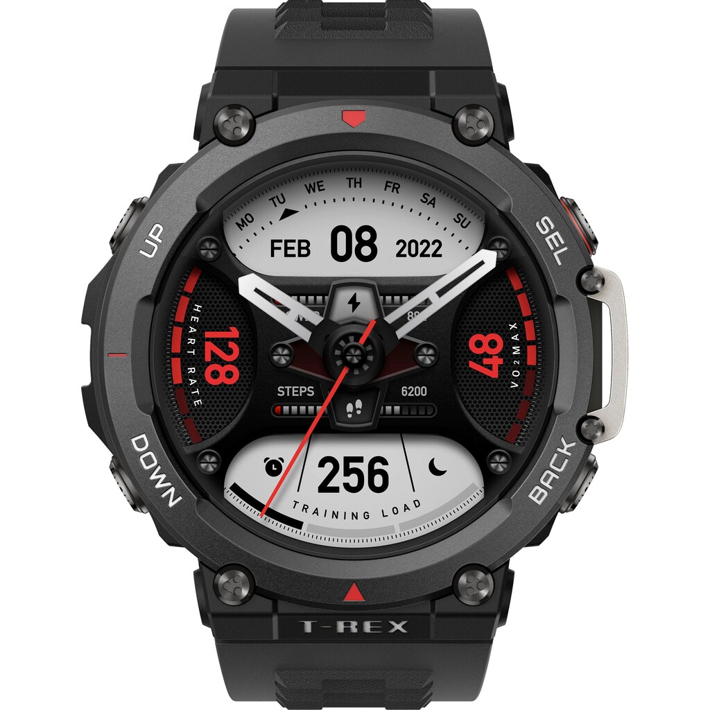 Amazfit Smartwatch »T-Rex 2«, (Amazfit OS)