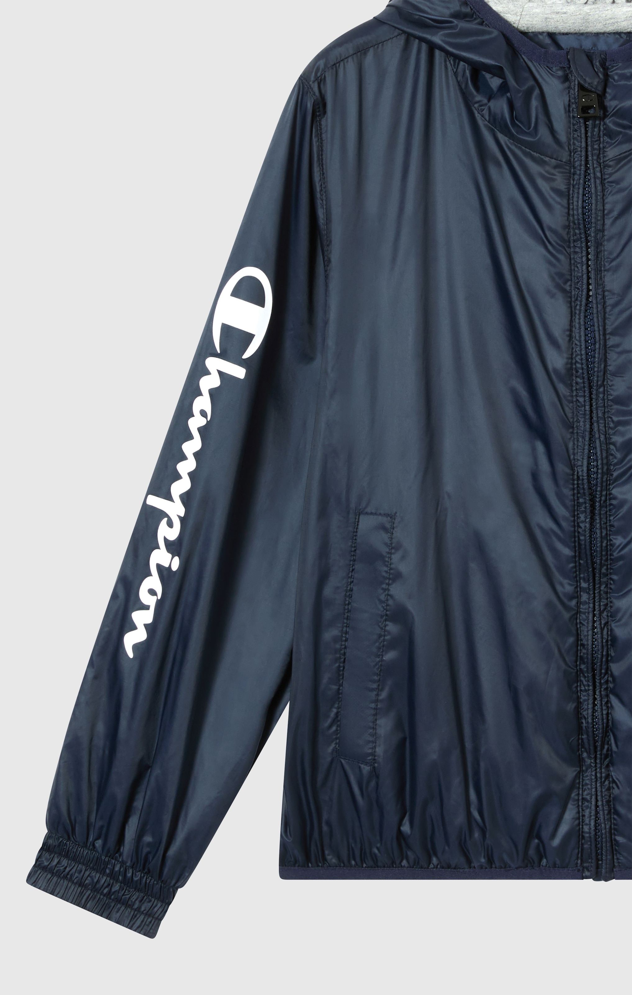 Champion Windbreaker »OUTDOOR Light Hooded Jacket with Large Logo« mit Kapuze mit Kapuze, wasserabweisend, winddicht