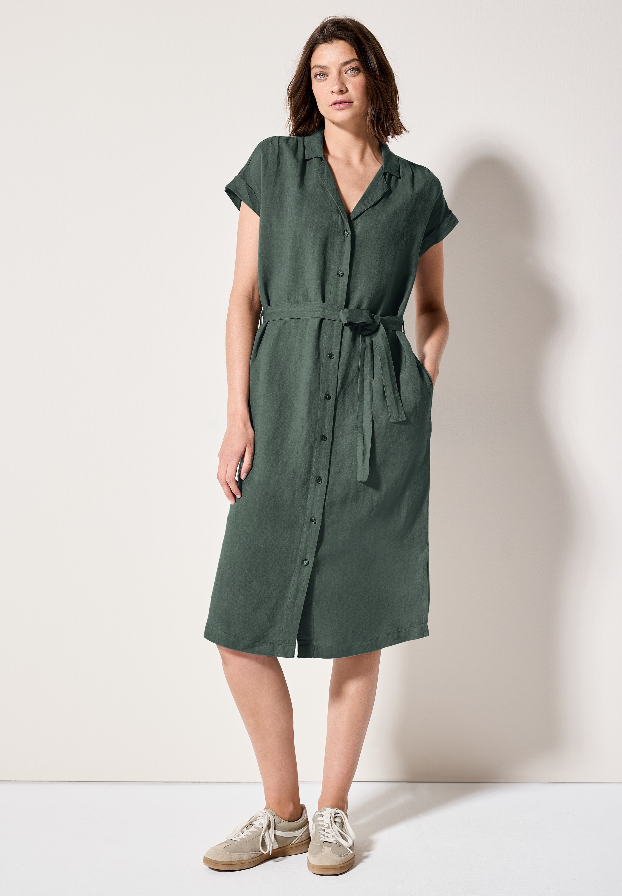 Cecil Blusenkleid, aus sommerlicher Qualität mit Leinen