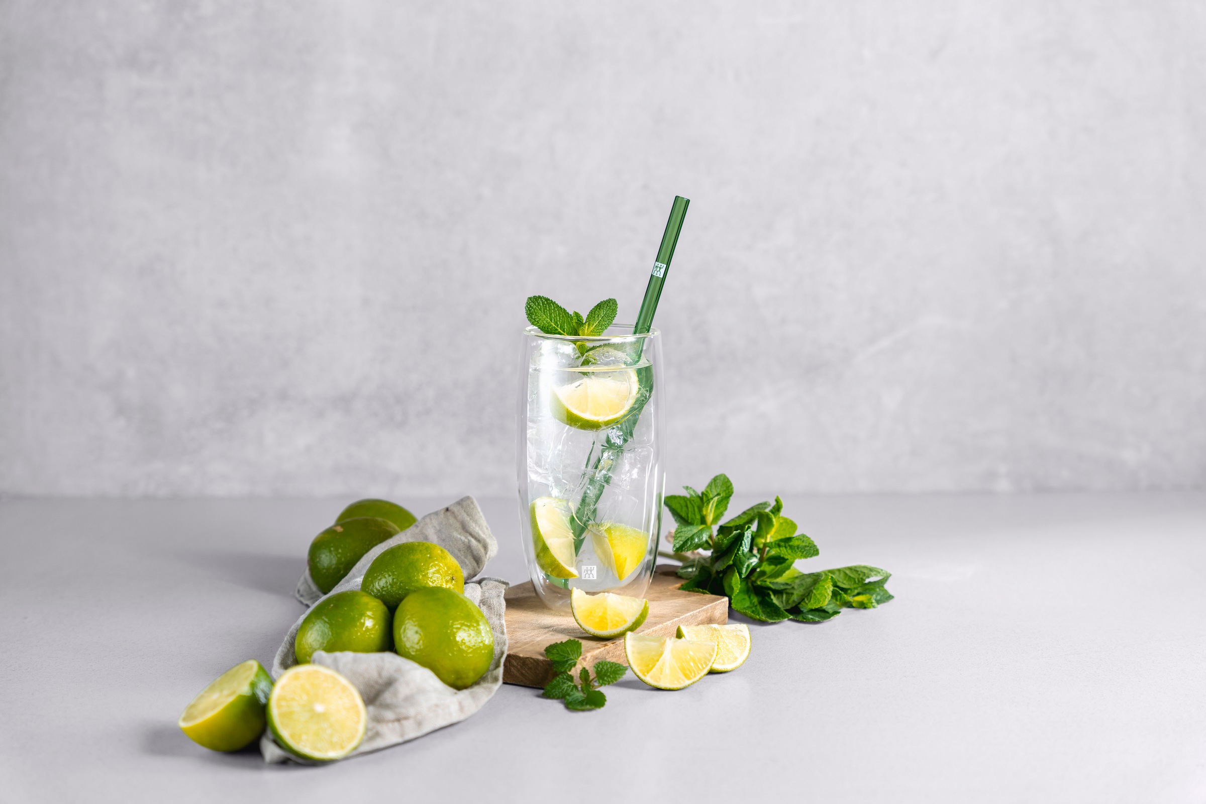Zwilling Trinkhalme »Sorrento« Vier Glasstrohhalme, Borosilikatglas, gemisc günstig online kaufen