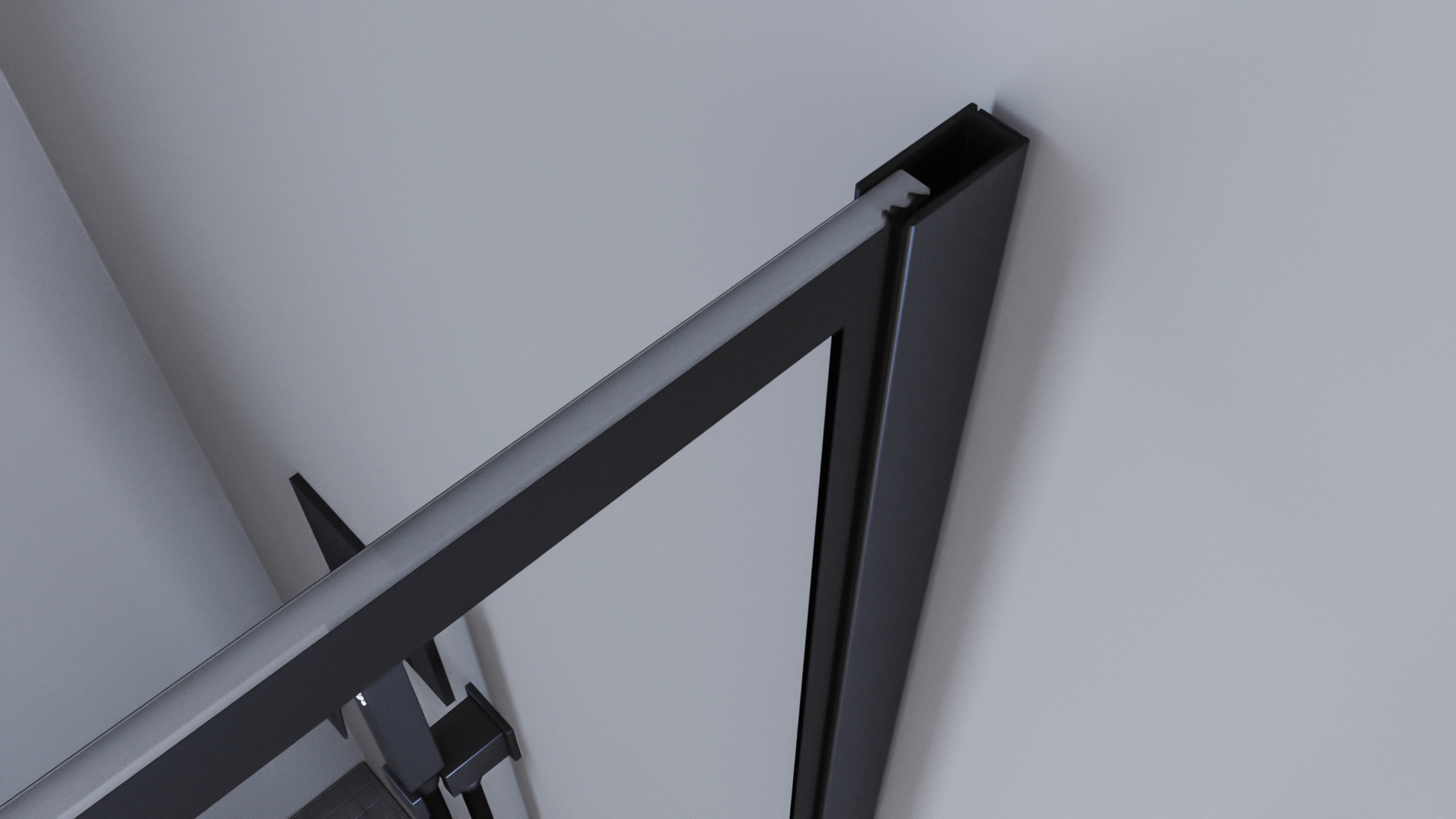 Marwell Walk-in-Dusche »Bricks« ohne Haltestange, 90x195 cm