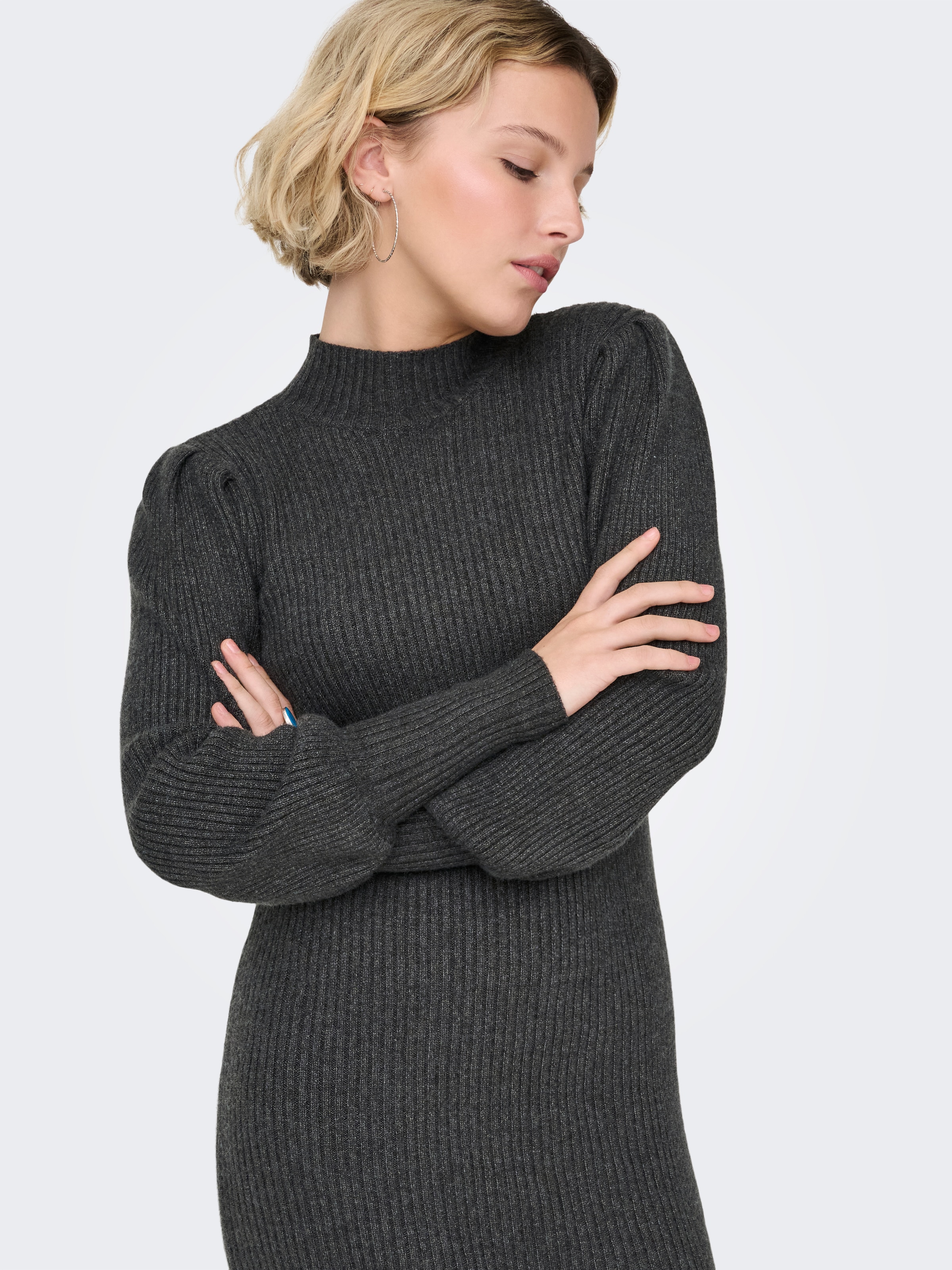 ONLY Strickkleid »ONLKATIA L/S DRESS KNT NOOS«